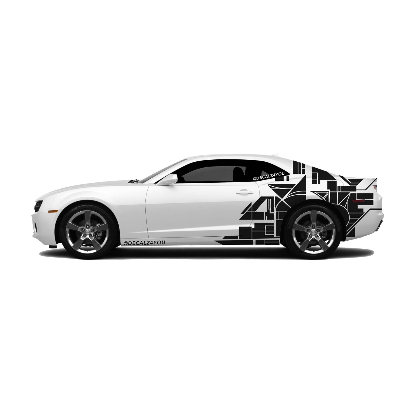 Abstract Design XL Side Graphic Includes Driver & Passenger Camaro 2010 - 2015
