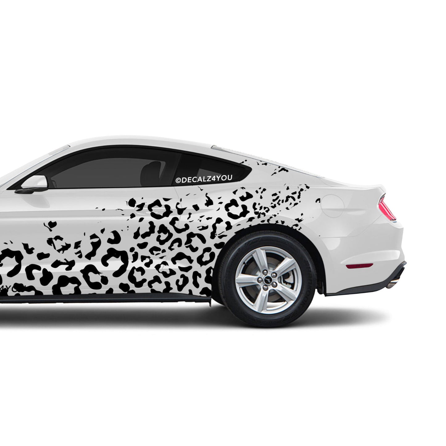 Leopard Skin Side Graphic Includes Driver & Passenger Mustang 2015 - Current