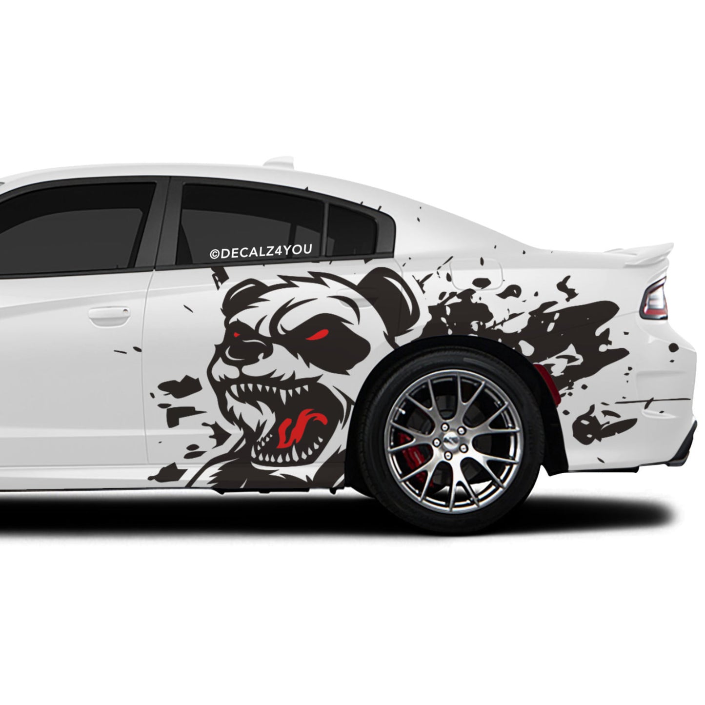 XL Angry Panda Side Graphic Includes Driver & Passenger Charger 2015 - Current