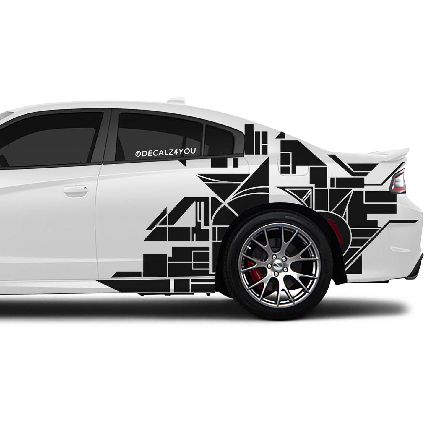 Abstract Design XL Side Graphic Includes Driver & Passenger Charger 2015 - Current