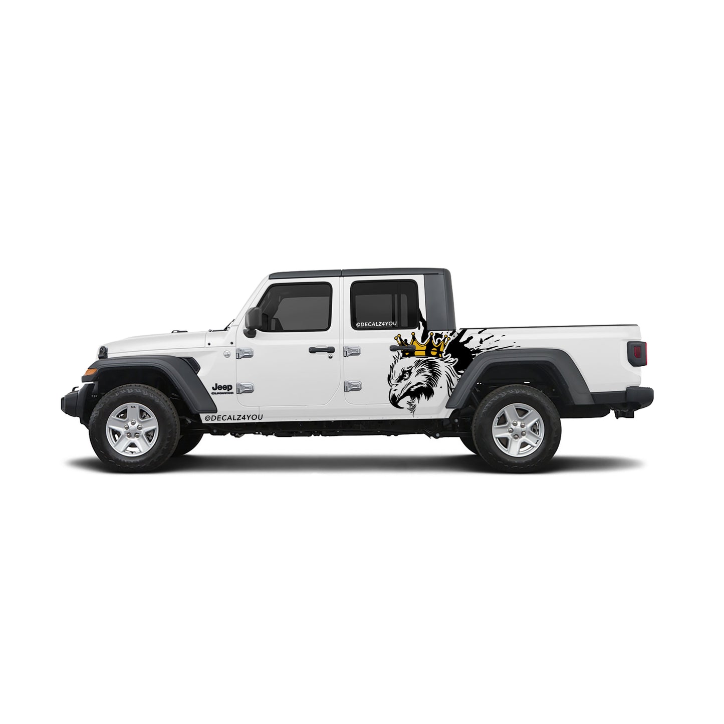 Large King Eagle Side Graphic Includes Driver & Passenger Gladiator 2020 - Current