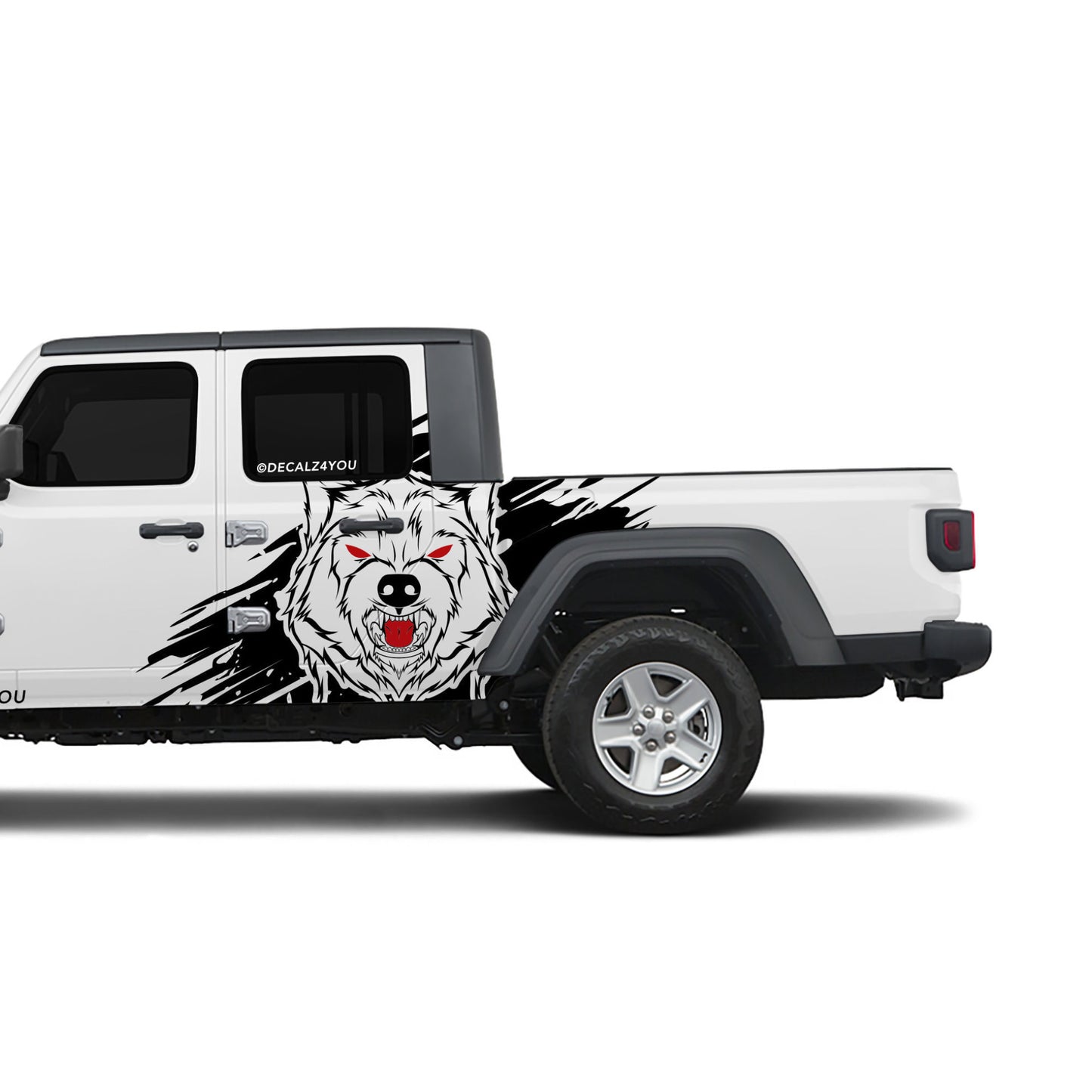 XL Angry Wolf Side Graphic Includes Driver & Passenger Gladiator 2020 - Current