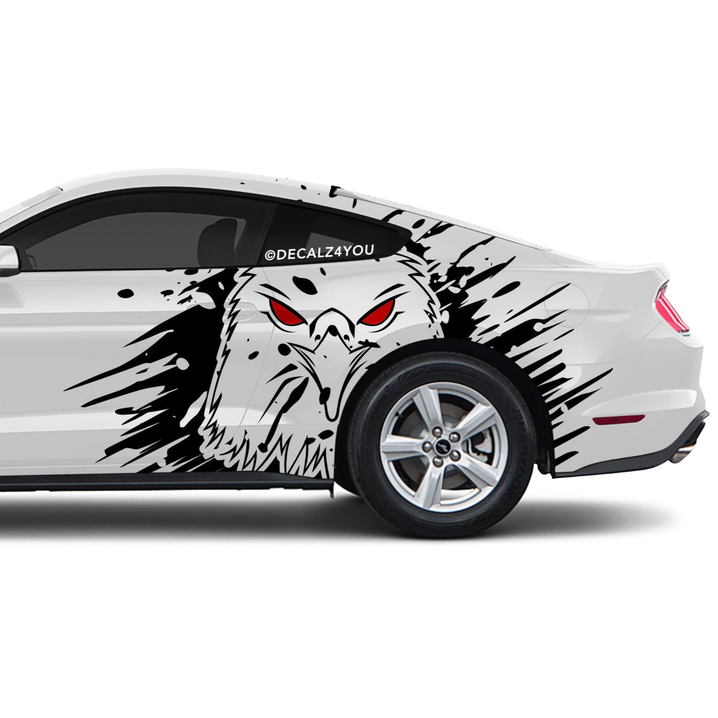 XL Eagle Side Graphic Includes Driver & Passenger Mustang 2015 - Current