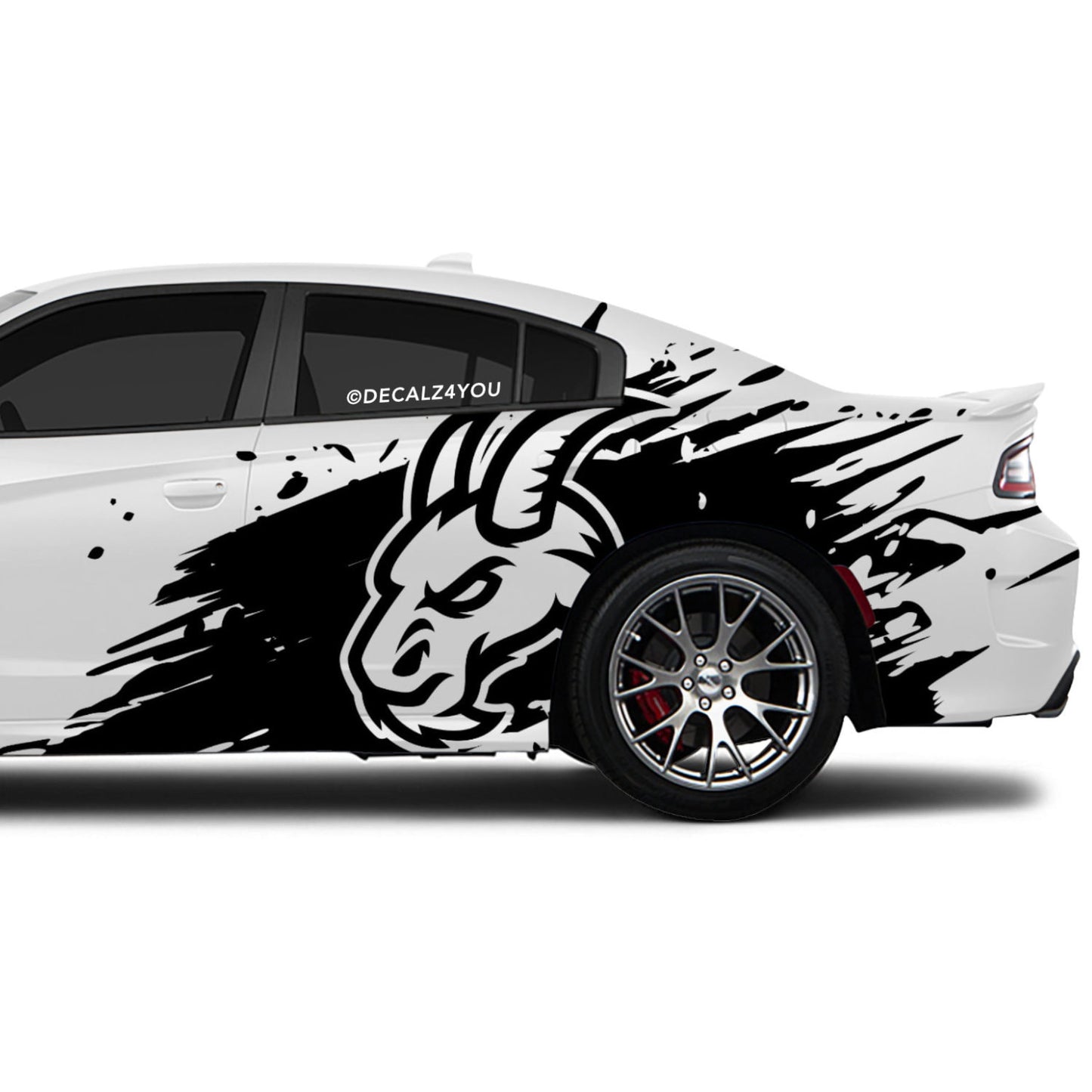 Mean Angry Goat Side Graphic Includes Driver & Passenger Charger 2015 - Current