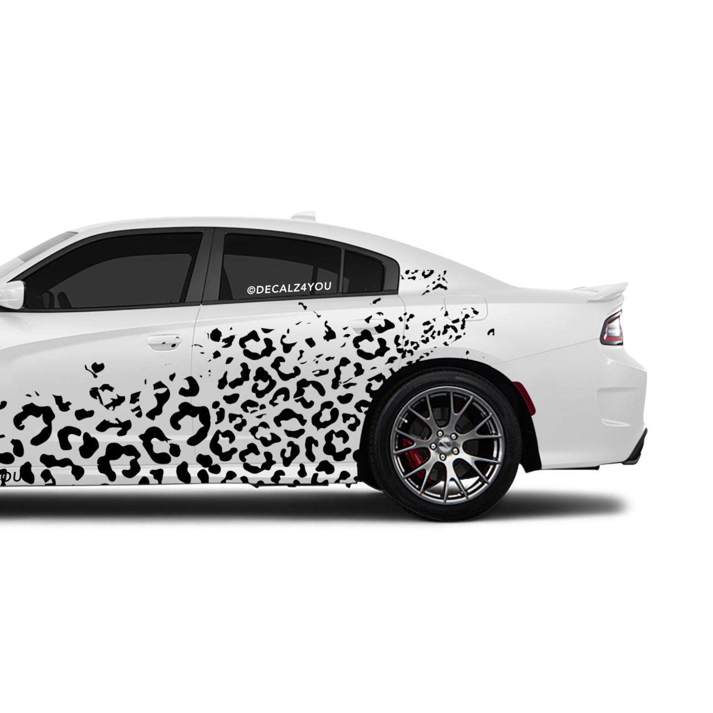 Leopard Skin Side Graphic Includes Driver & Passenger Charger 2015 - Current