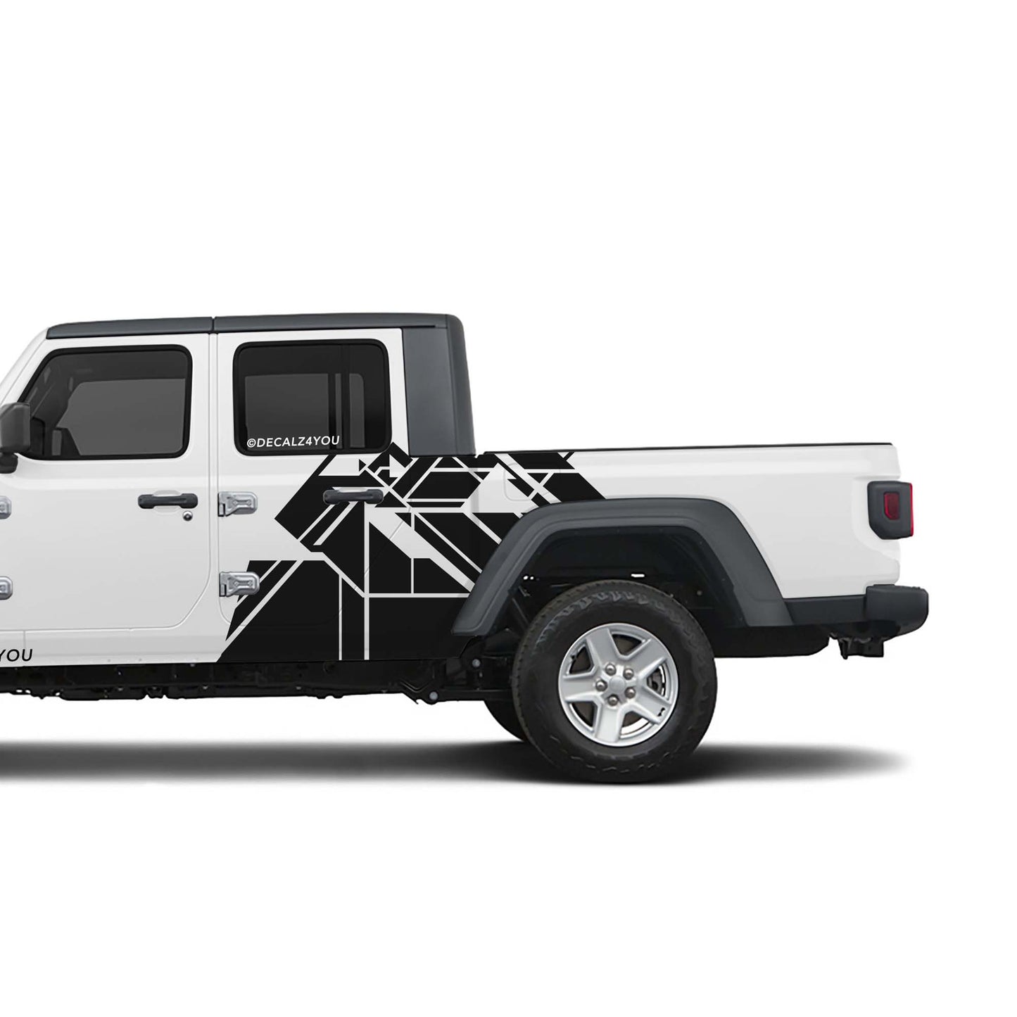 Abstract XL Side Graphic Includes driver & Passenger Gladiator 2020 -  Current