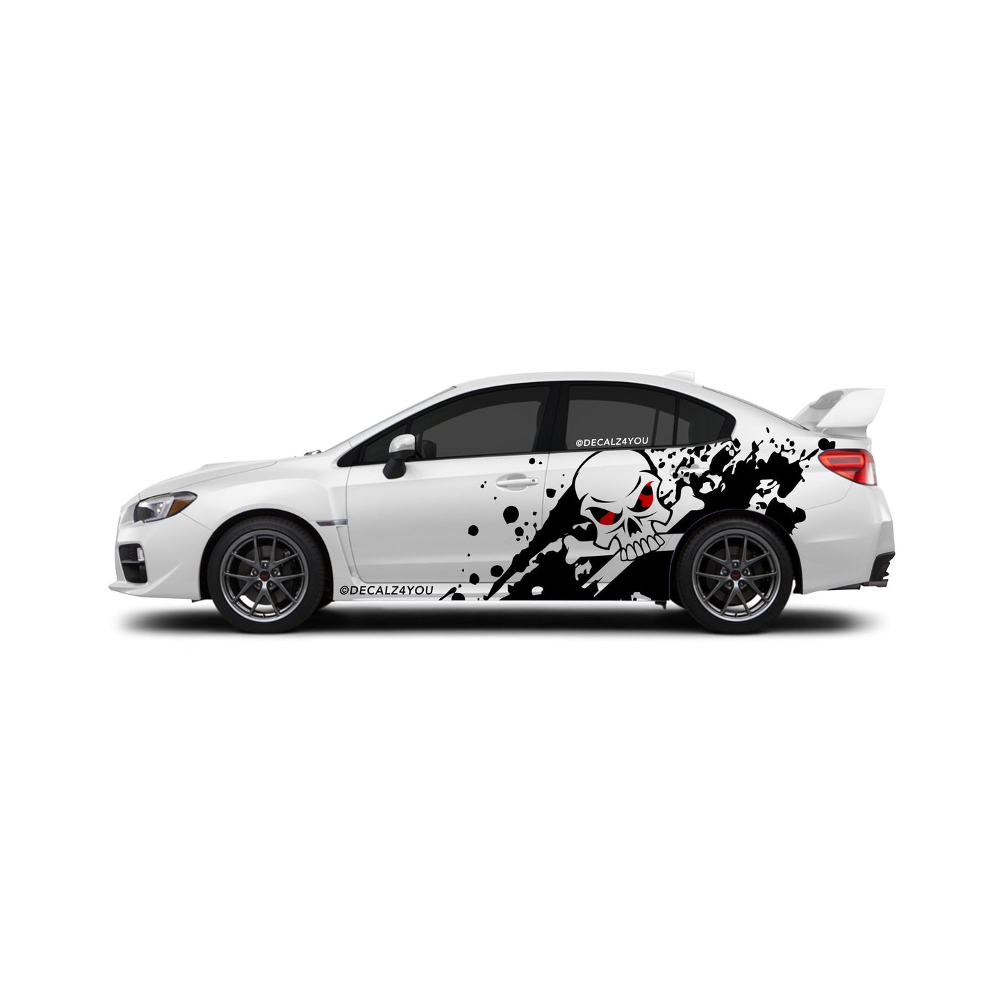XL Skull Side Graphic Includes Driver & Passenger Universal