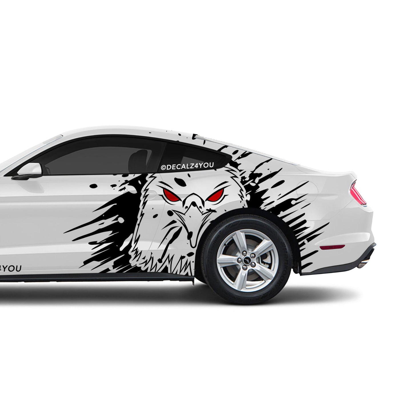 XL Eagle Side Graphic Includes Driver & Passenger Mustang 2015 - Current