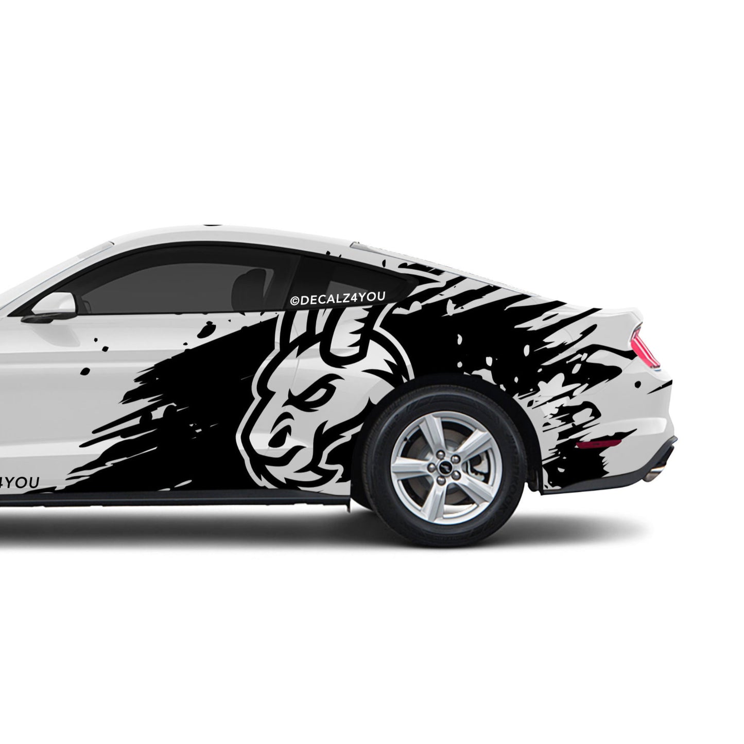 Mean Angry Goat Side Graphic Includes Driver & Passenger Mustang 2015 - Current