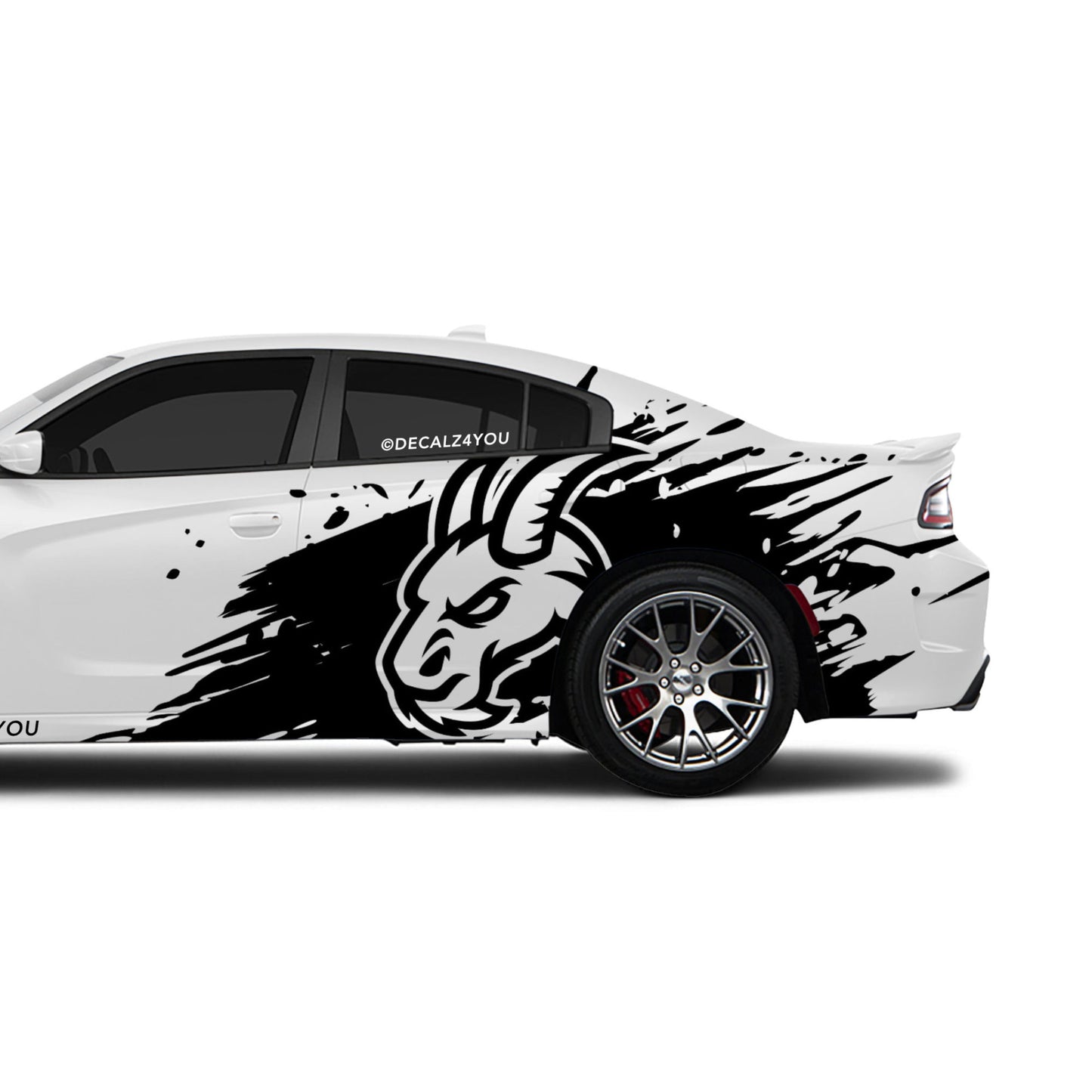 Mean Angry Goat Side Graphic Includes Driver & Passenger Charger 2015 - Current