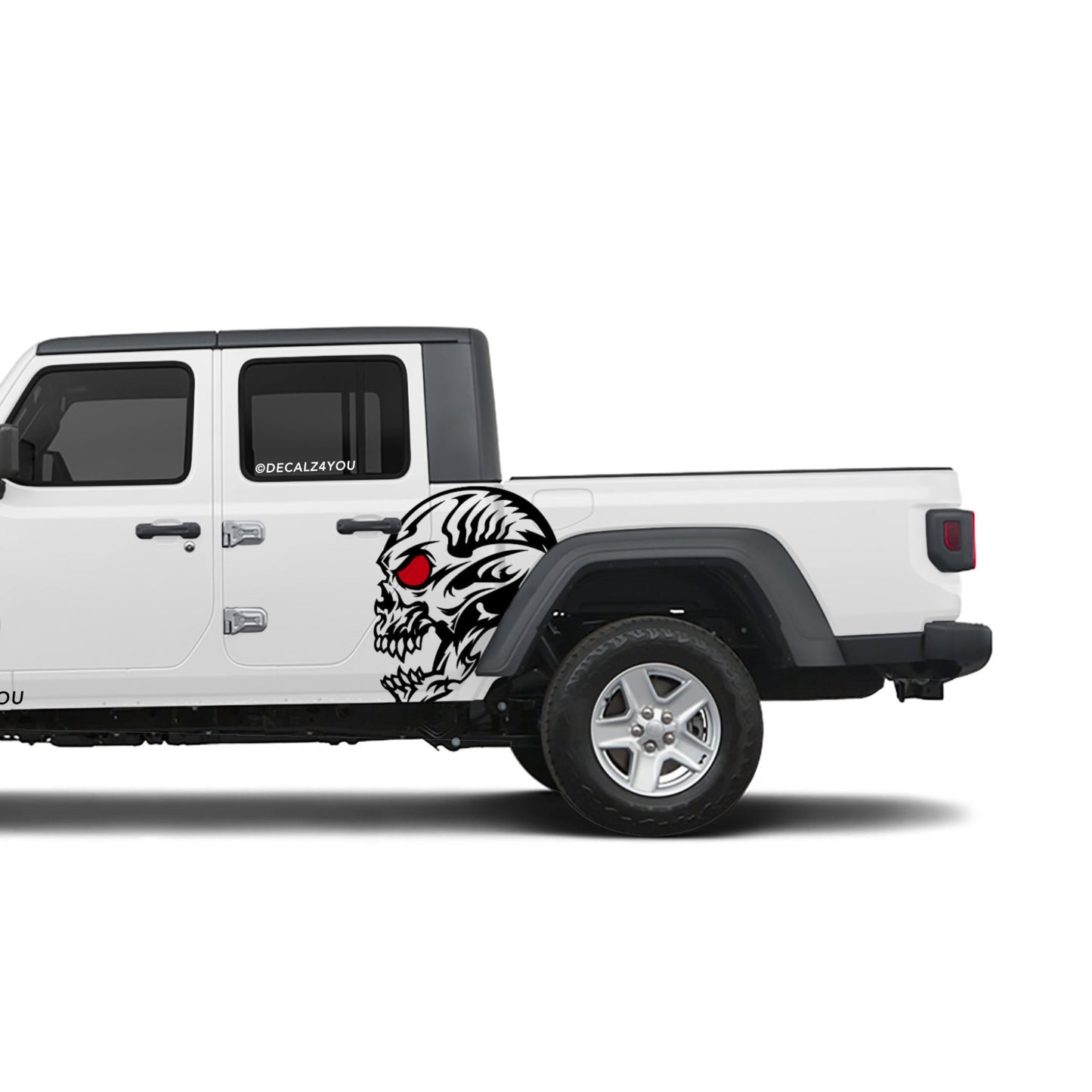 Skull Head Side Graphic Includes Driver & Passenger Gladiator 2020 - Current