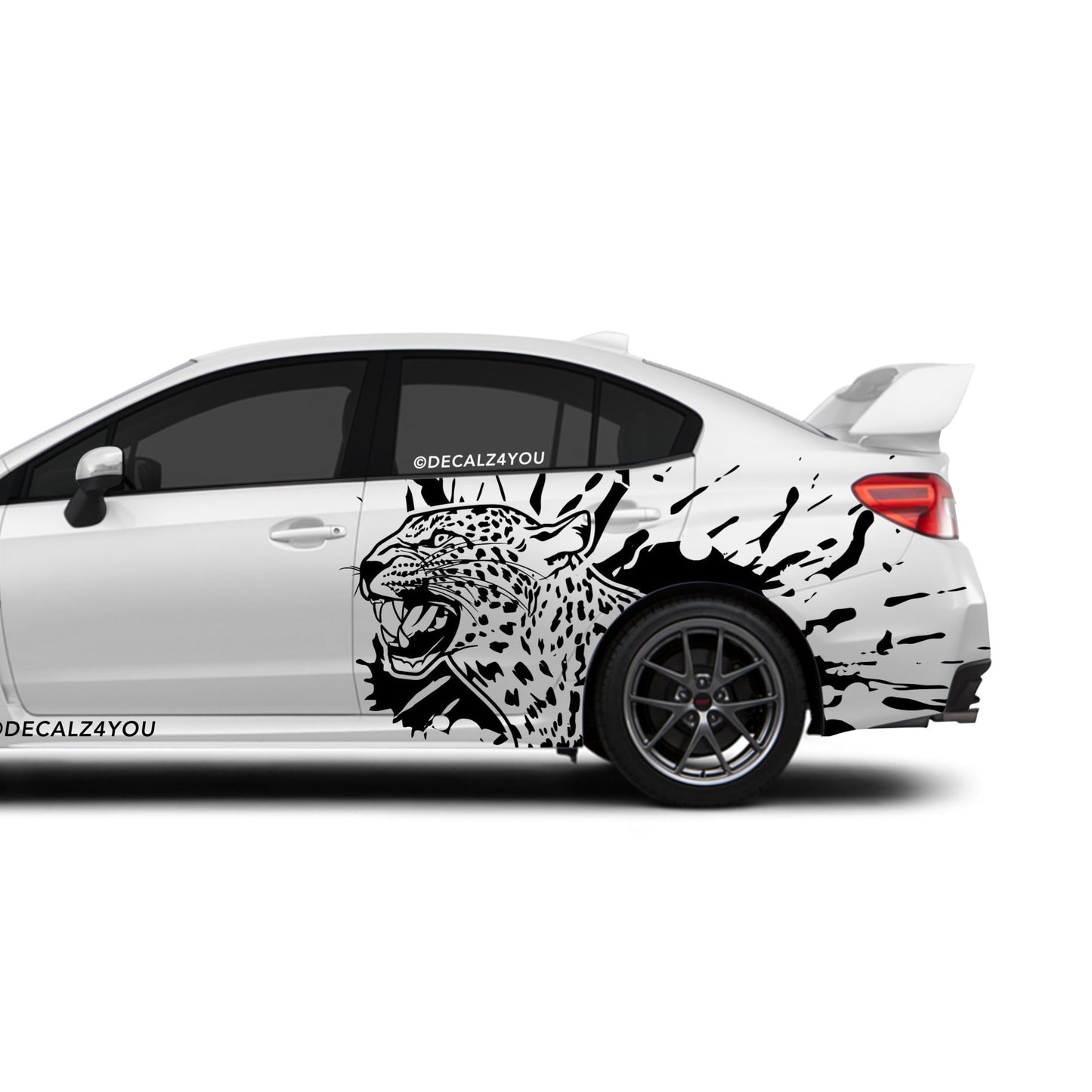 Leopard  Side Graphic Includes Driver & Passenger Universal