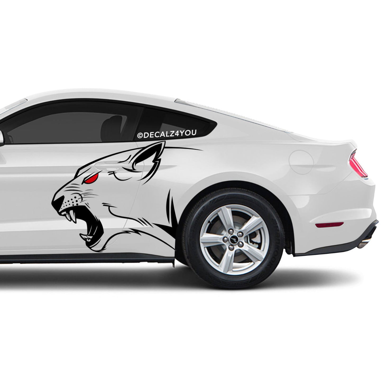 Lioness Side Graphic Includes Driver & Passenger Mustang 2015 - Current