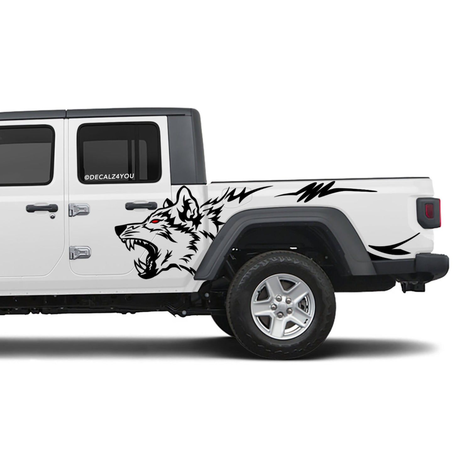 Wolf Side Graphic Includes Driver & Passenger Gladiator 2020 - Current