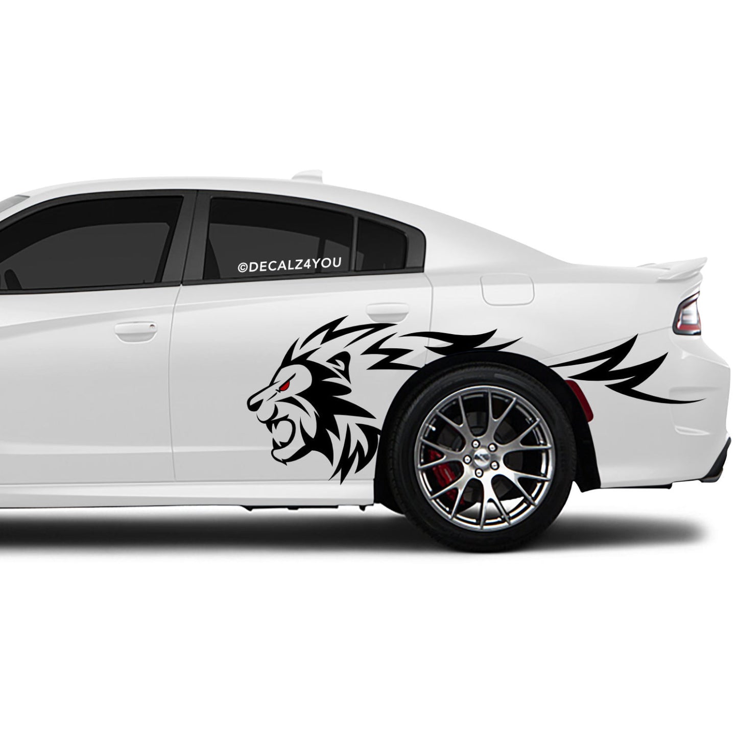 Lion Side Graphic Includes Driver & Passenger Charger 2015 - Current