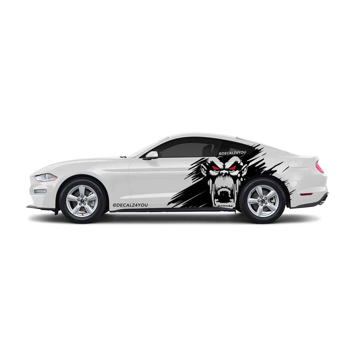 Scary Kong Large Side Graphic Includes Driver & Passenger Mustang 2015 - Current