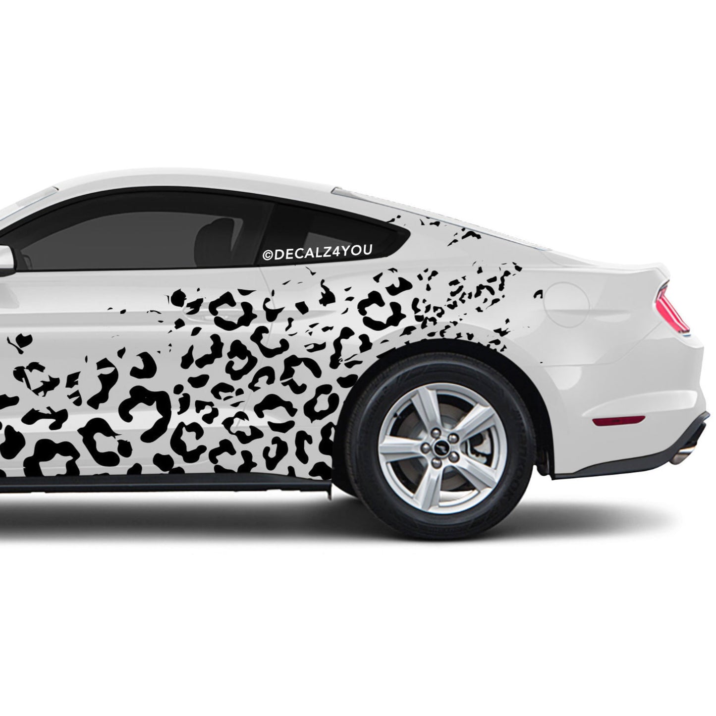 Leopard Skin Side Graphic Includes Driver & Passenger Mustang 2015 - Current