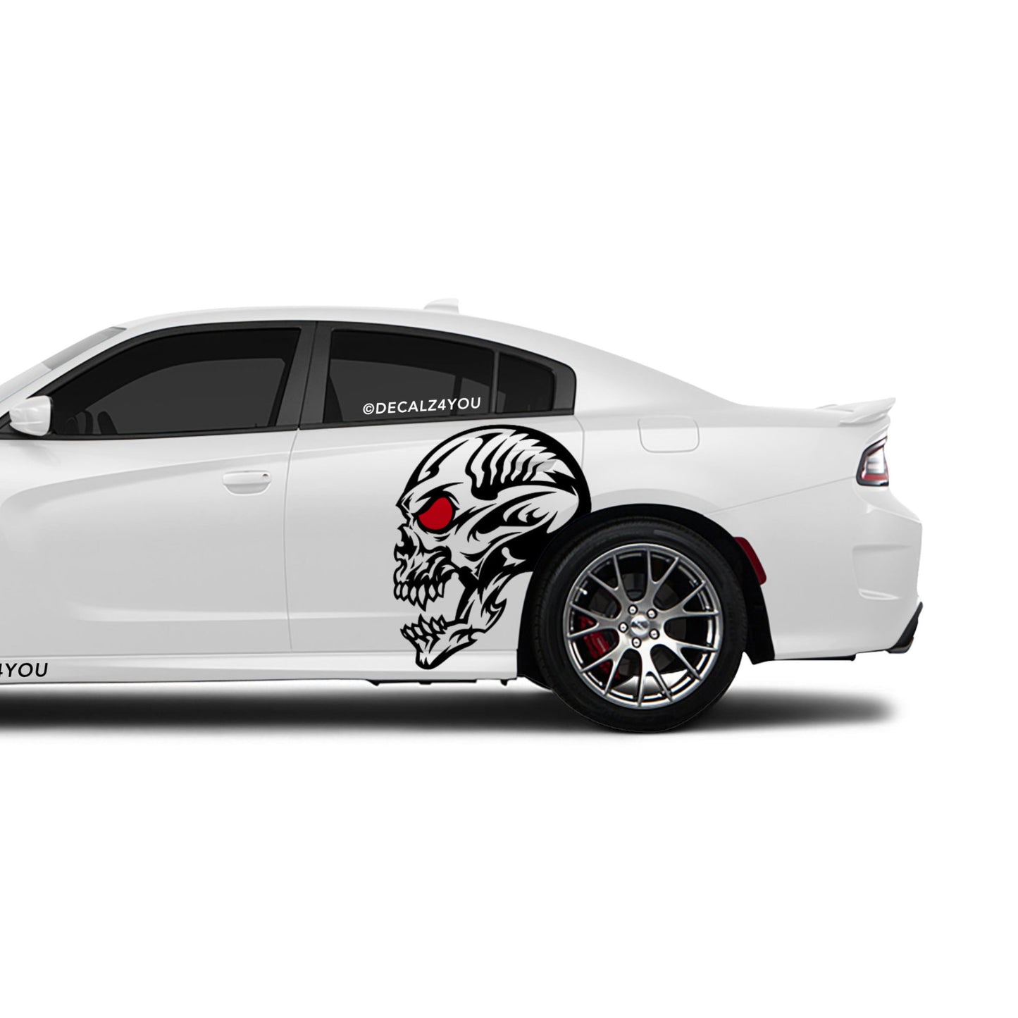 Skull Head Side Graphic Includes Driver & Passenger Charger 2015 - Current