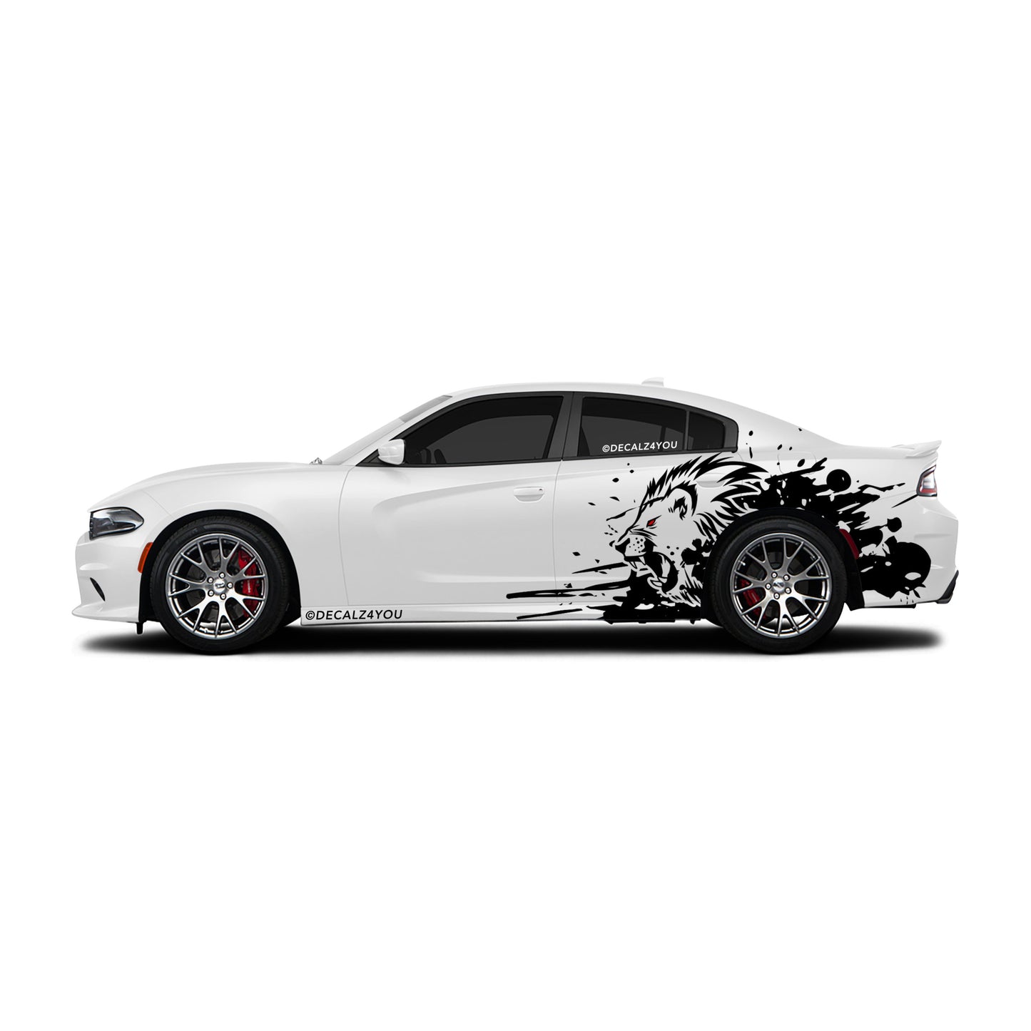 XL Lion Side Graphic Includes Driver & Passenger Charger 2015 - Current
