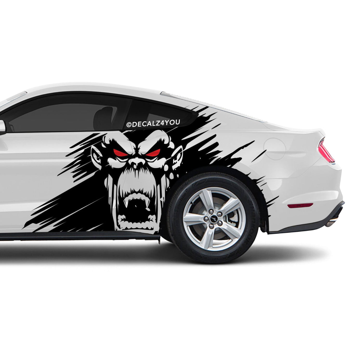 Scary Kong Large Side Graphic Includes Driver & Passenger Mustang 2015 - Current