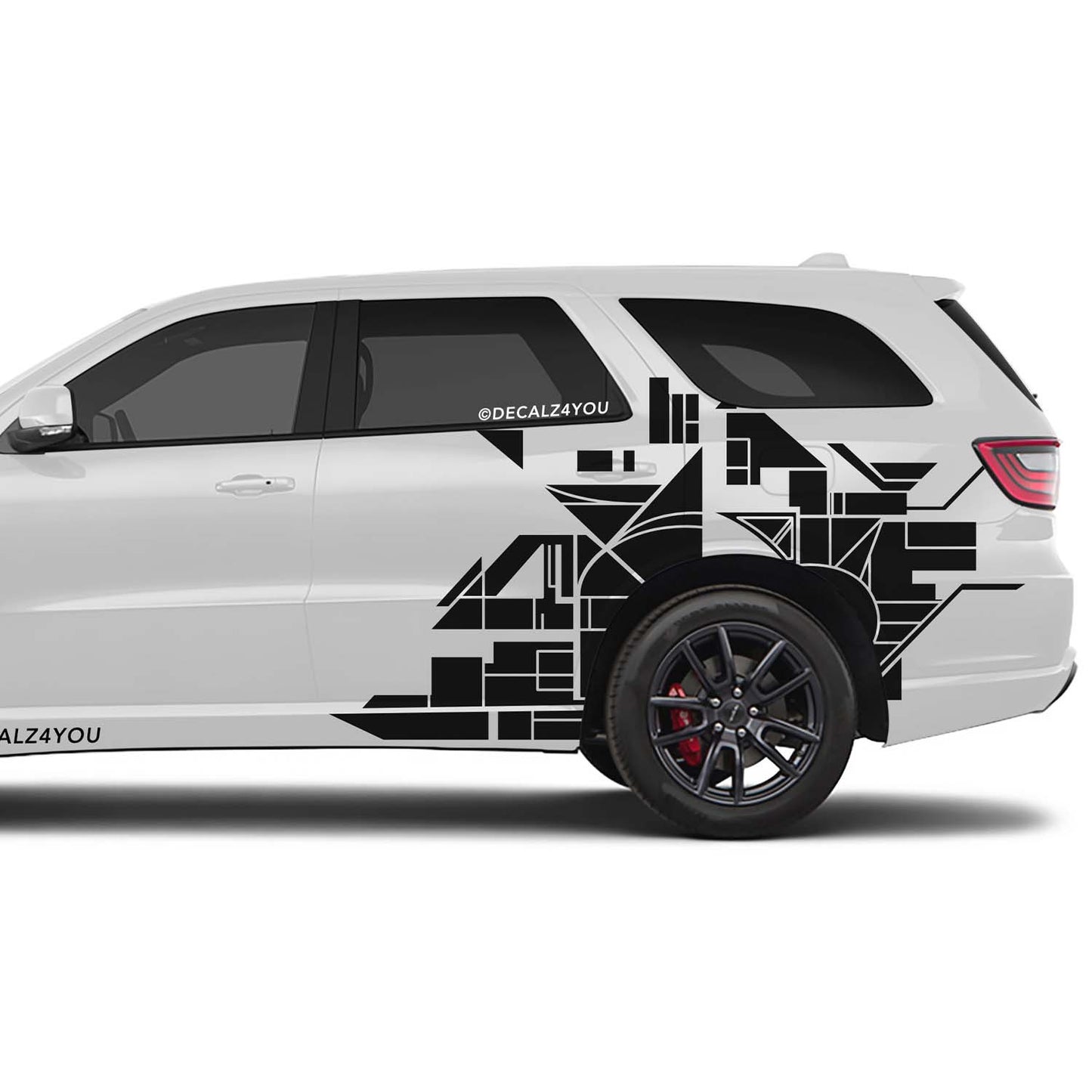 Abstract Design XL Side Graphic Includes Driver & Passenger Durango 2018 - Current