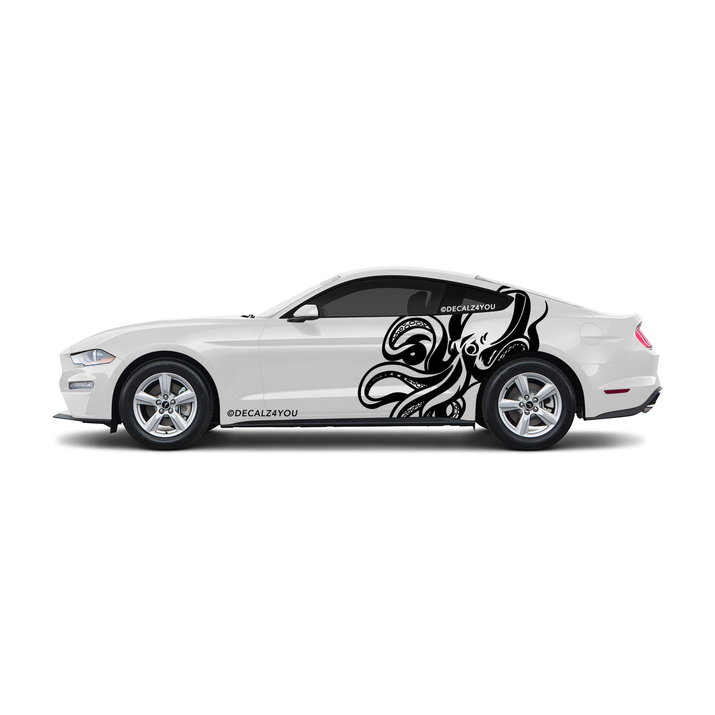XL Kraken Side Graphic Includes Driver & Passenger Mustang 2015 - Current