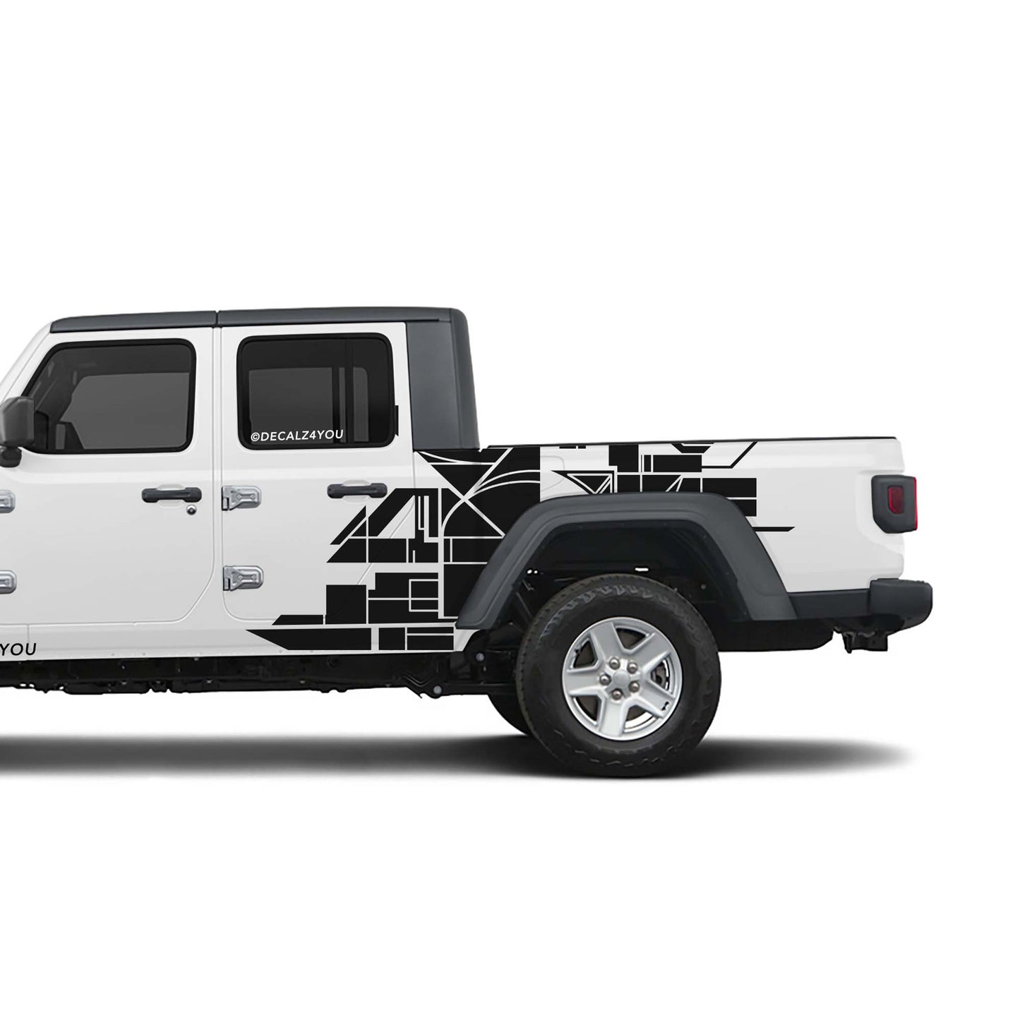 Abstract Design XL Side Graphic Includes Driver & Passenger Gladiator 2020 - Current
