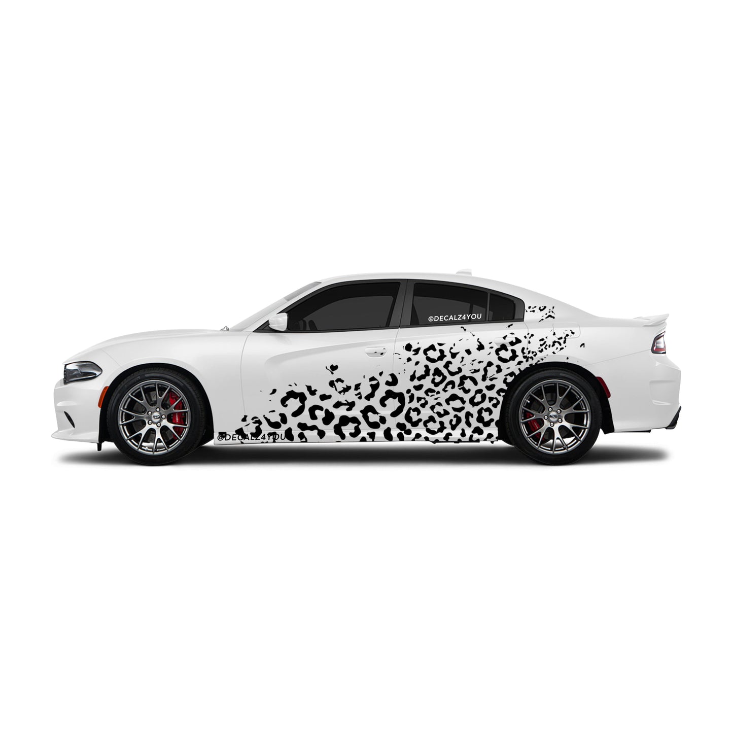 Leopard Skin Side Graphic Includes Driver & Passenger Charger 2015 - Current