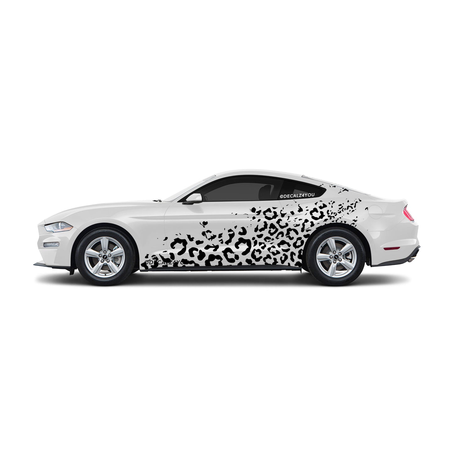 Leopard Skin Side Graphic Includes Driver & Passenger Mustang 2015 - Current