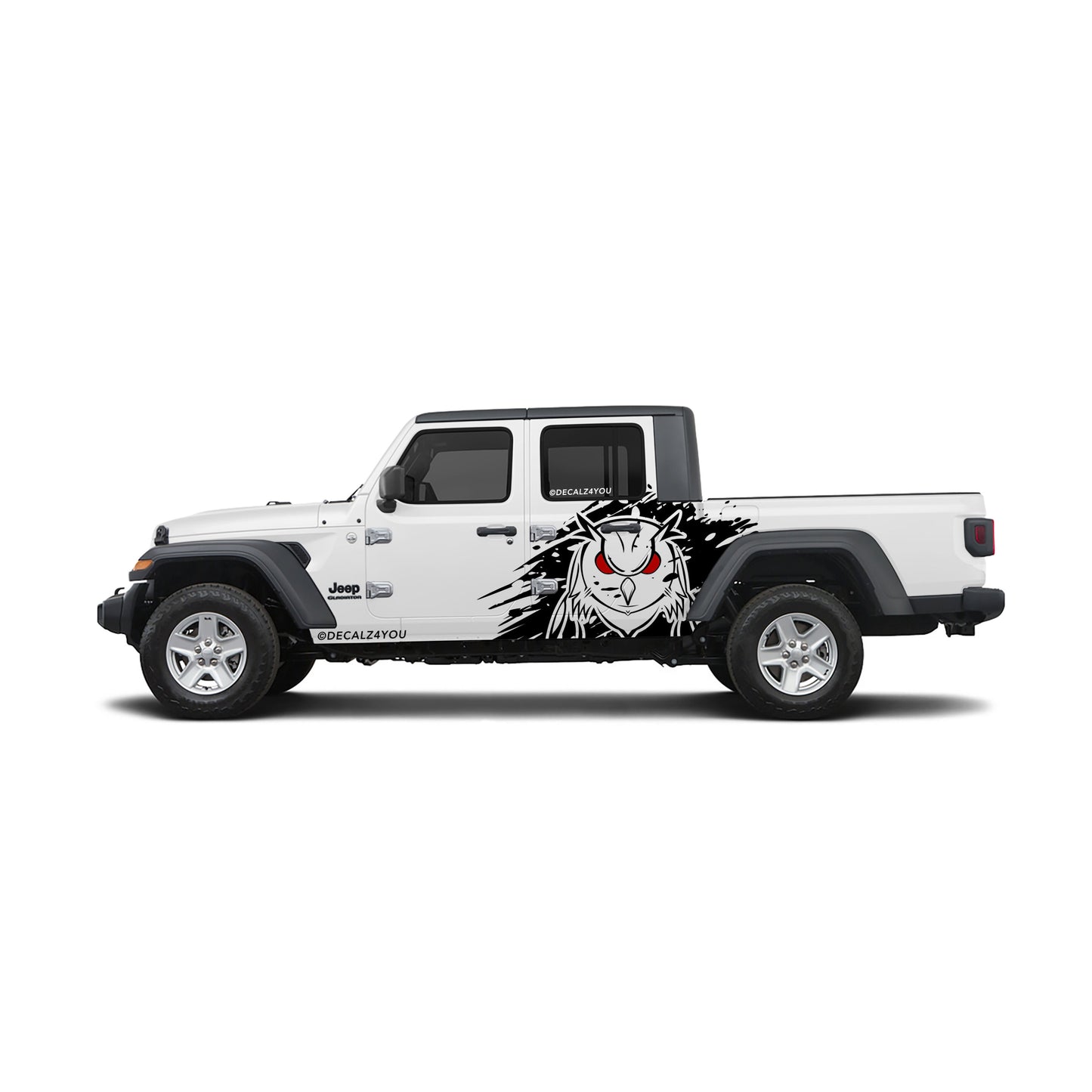 Angry Owl Side Graphic Includes Driver & Passenger Gladiator 2020 - Current