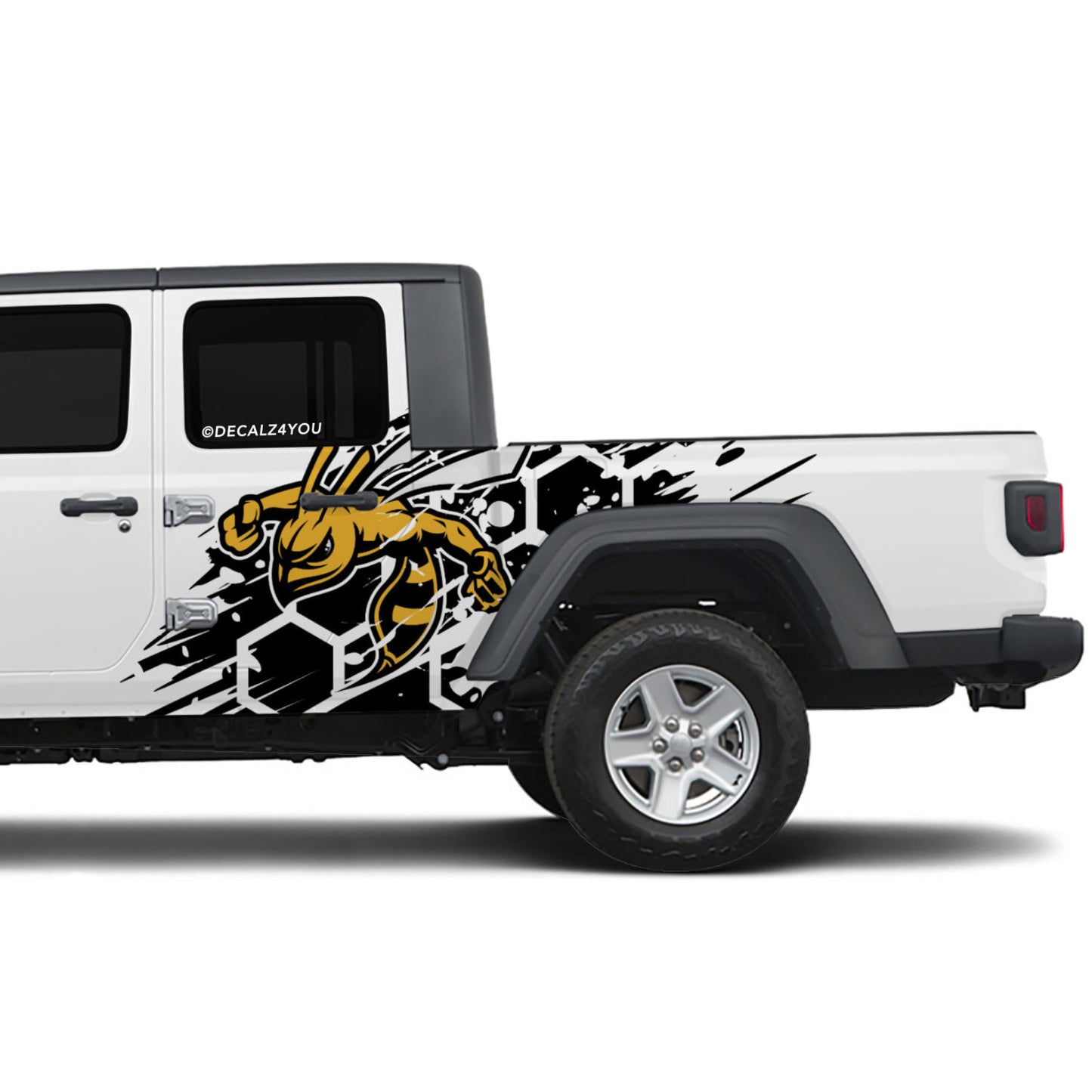 Angry Large Hornet Side Graphic Includes Driver & Passenger Gladiator 2020 - Current