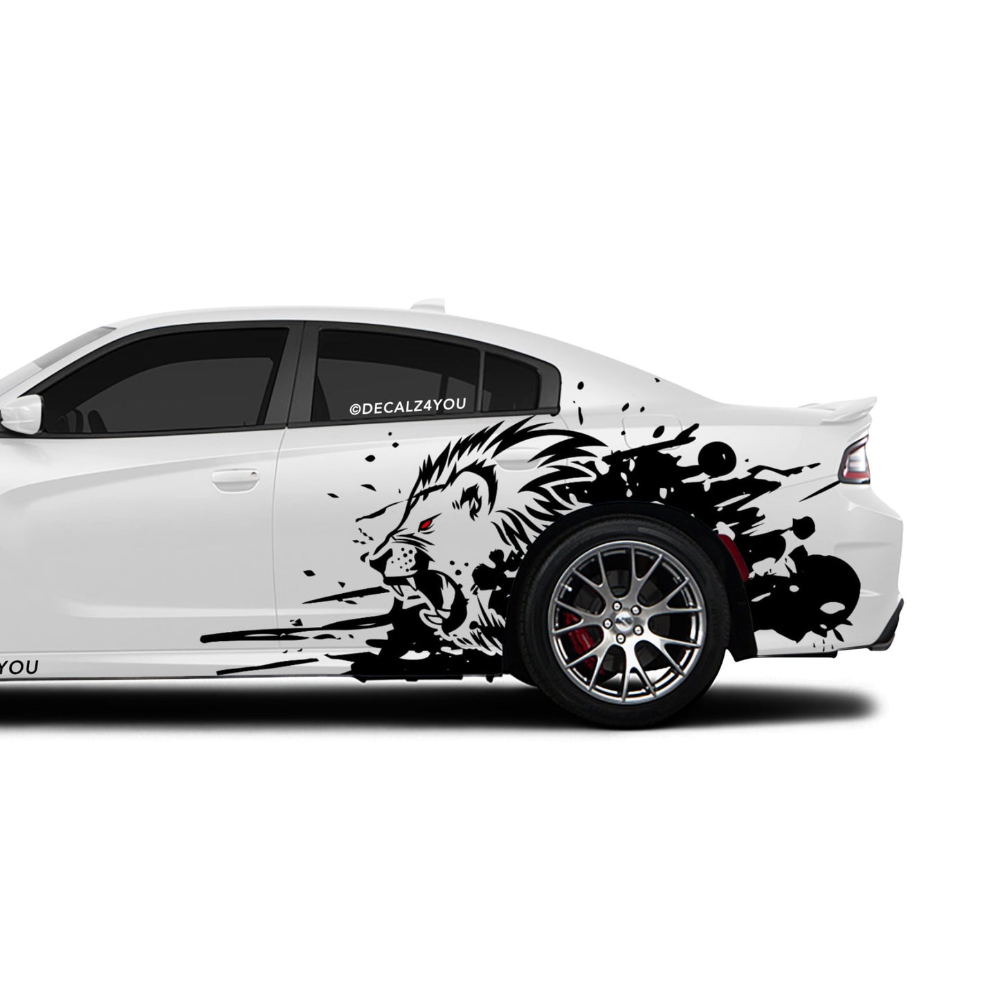 XL Lion Side Graphic Includes Driver & Passenger Charger 2015 - Current