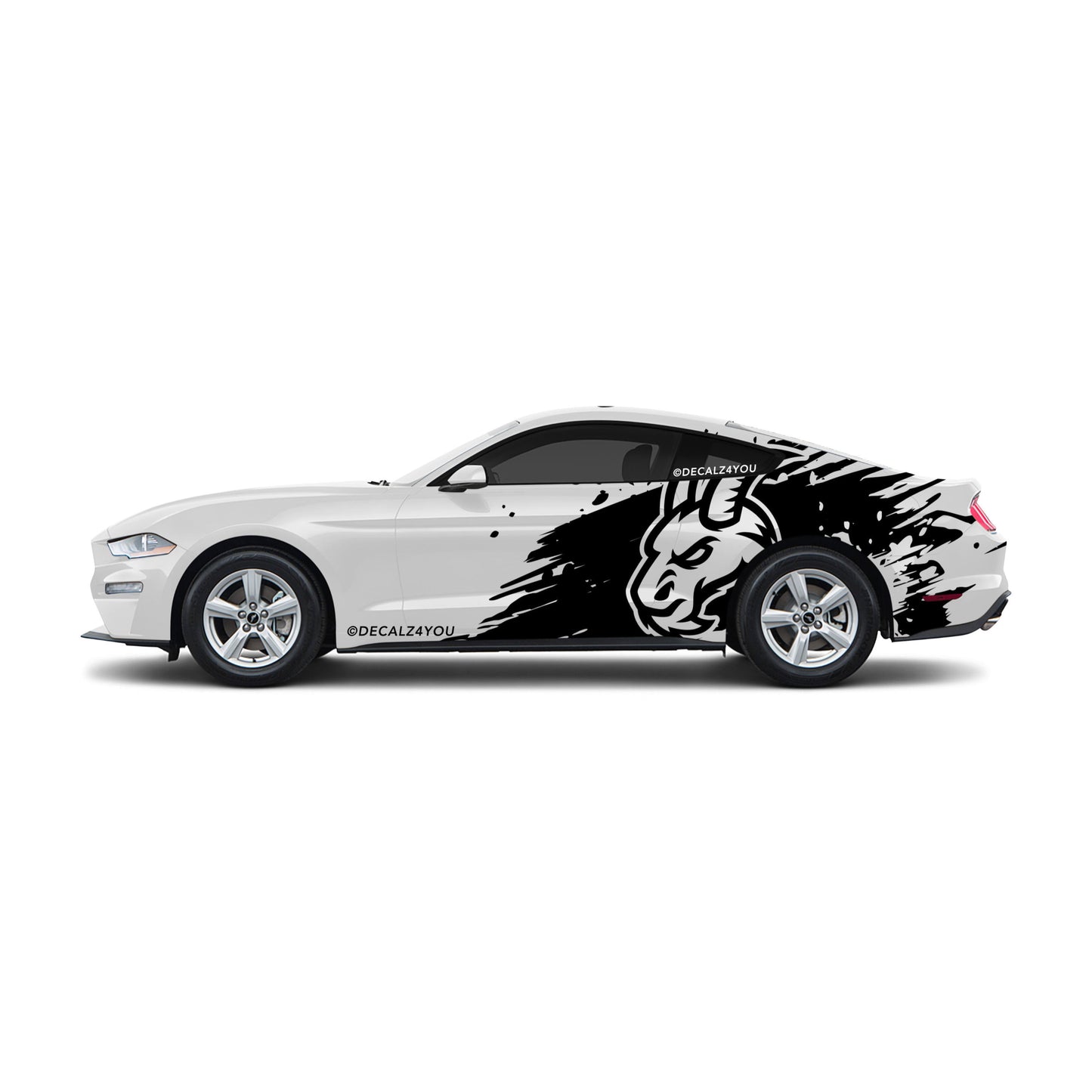 Mean Angry Goat Side Graphic Includes Driver & Passenger Mustang 2015 - Current