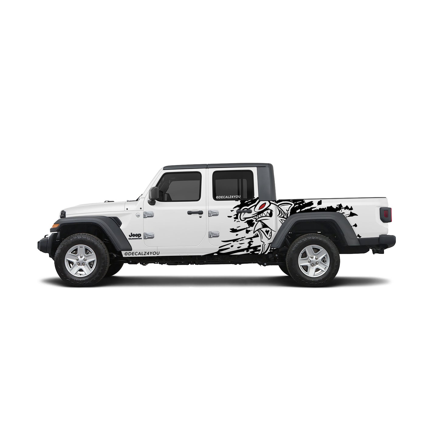 Large Hammer Head Side Graphic Includes Driver & Passenger Gladiator 2020 - Current