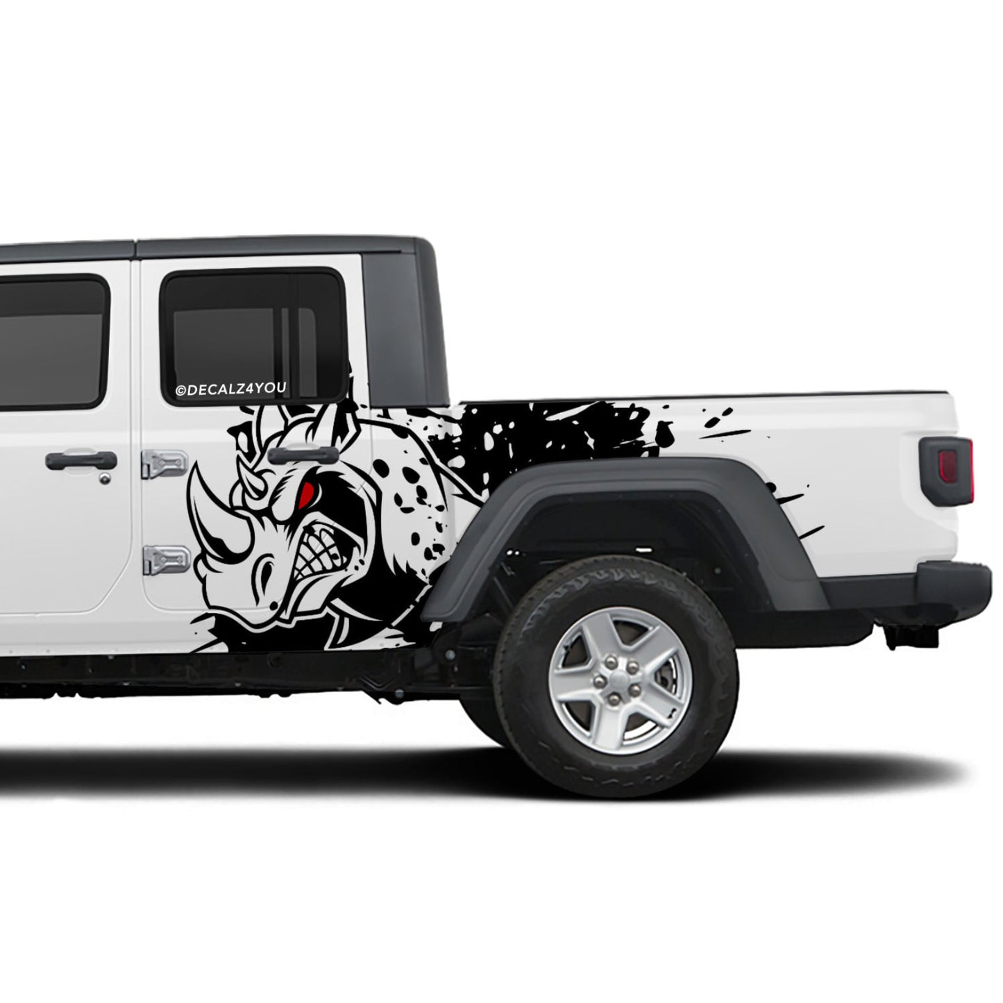 Mean Angry Rhino Side Graphic Includes Driver & Passenger Gladiator 2020 - Current