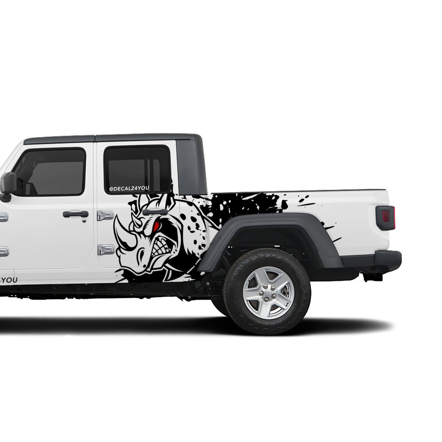 Mean Angry Rhino Side Graphic Includes Driver & Passenger Gladiator 2020 - Current
