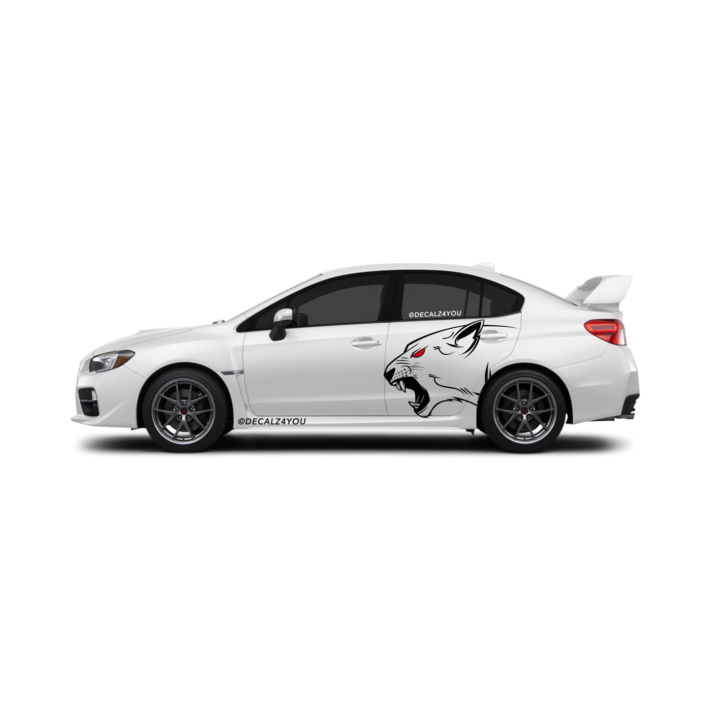 Lioness Side Graphic Includes Driver & Passenger Universal