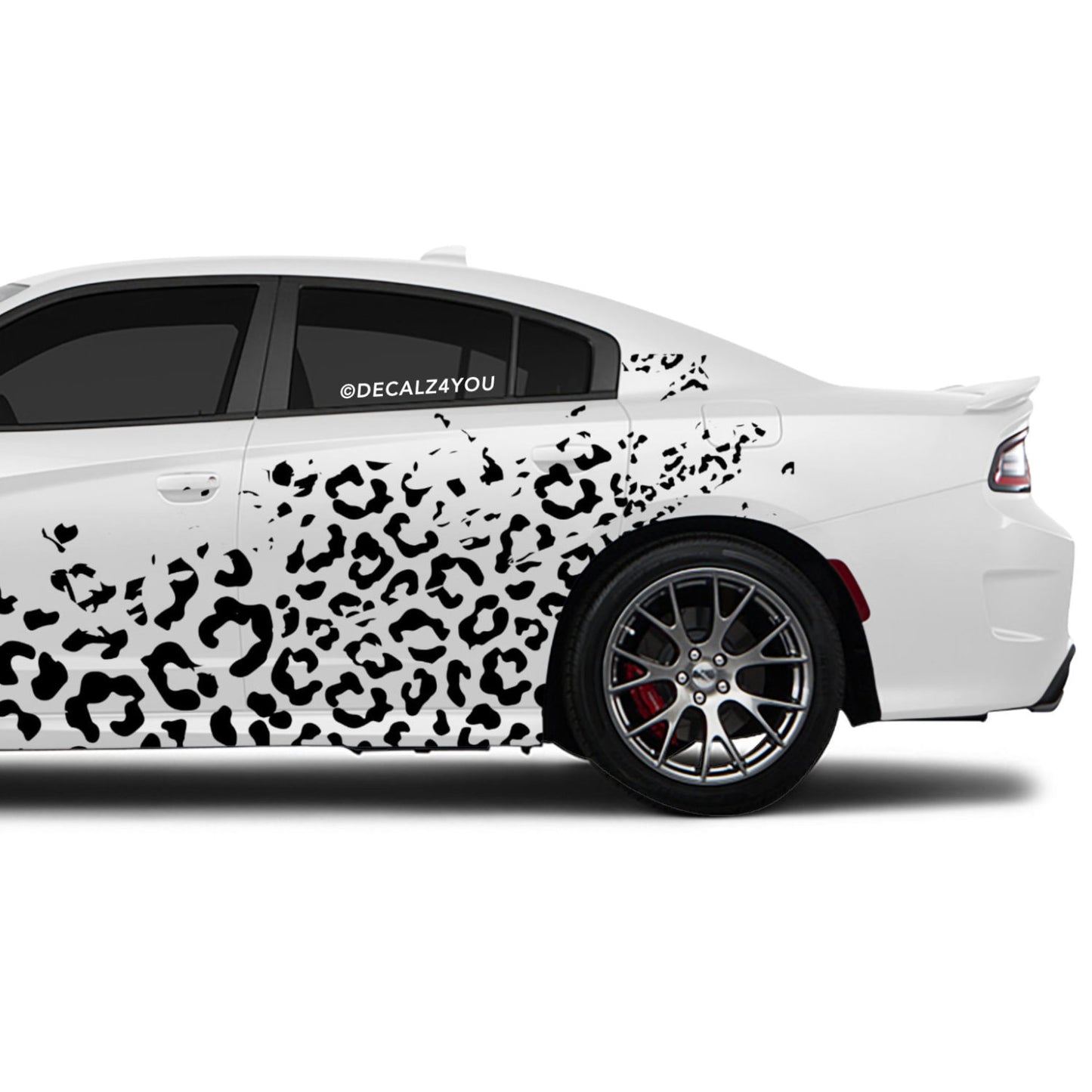 Leopard Skin Side Graphic Includes Driver & Passenger Charger 2015 - Current