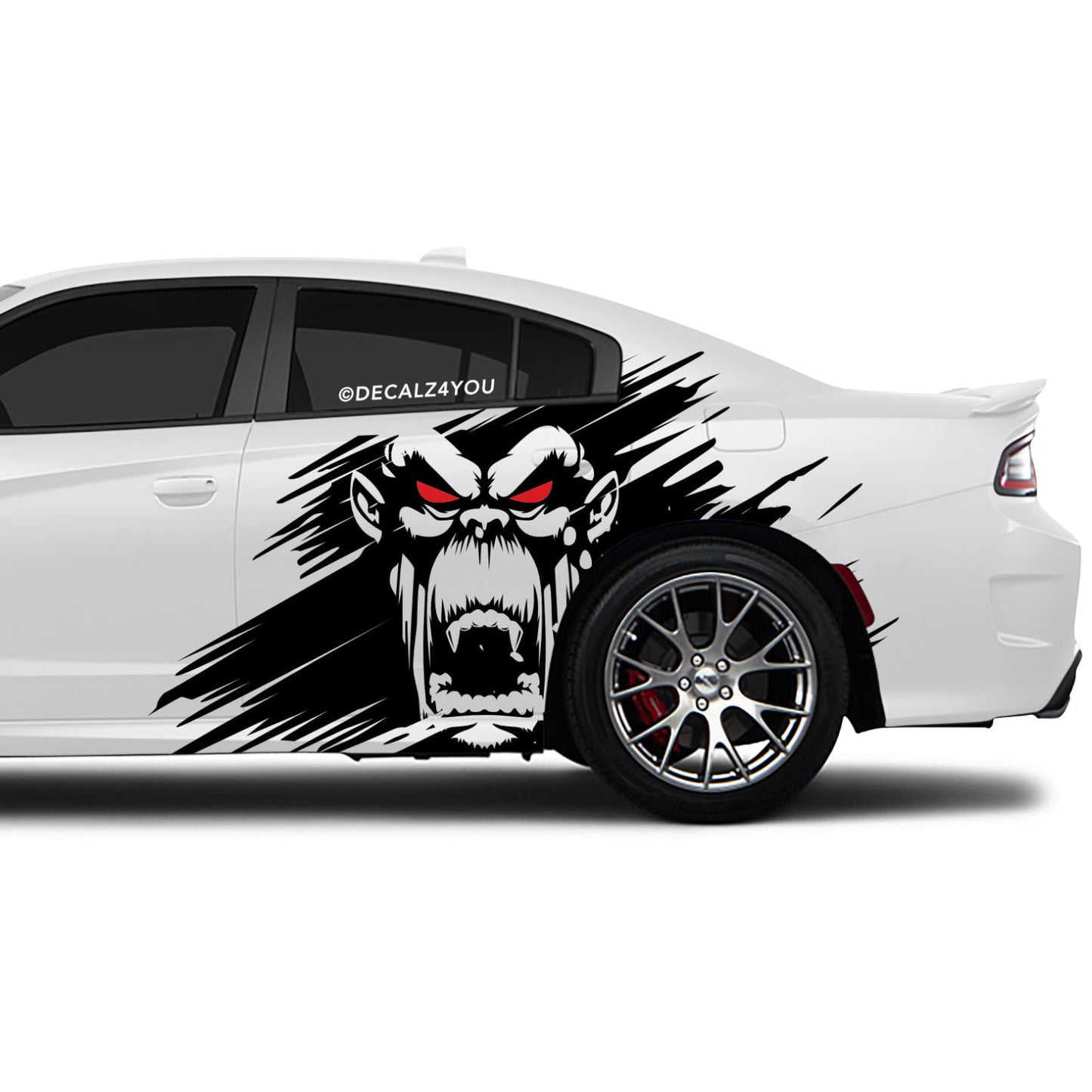 Scary Kong Large Side Graphic Includes Driver & Passenger Charger 2015 - Current