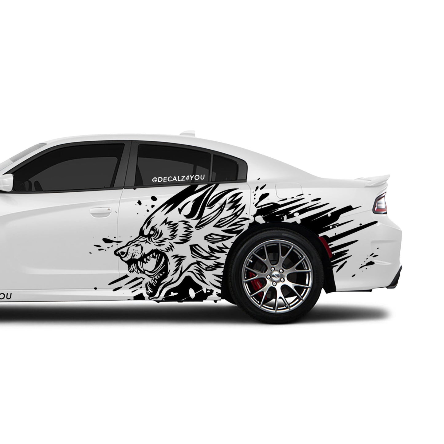 XL Wolf Side Graphic Includes Driver & Passenger Charger 2015 - Current