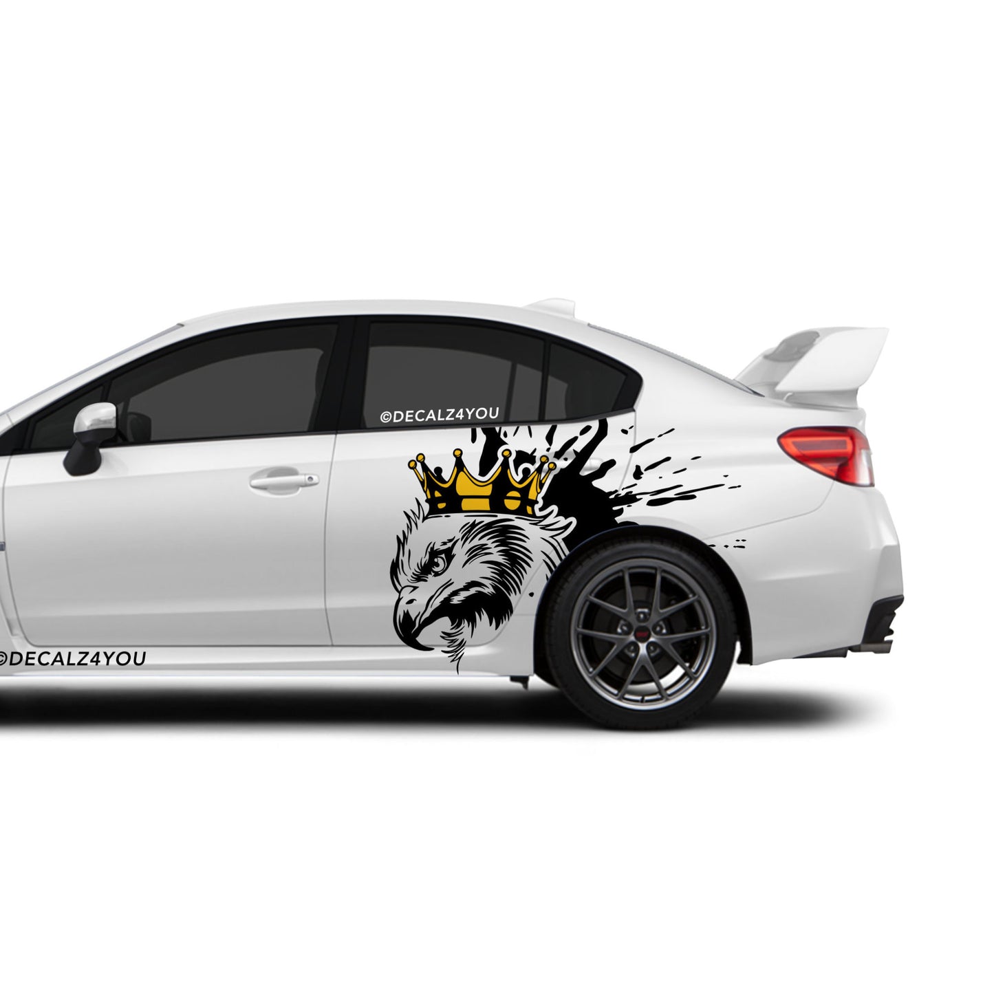 Large King Eagle Side Graphic Includes Driver & Passenger Universal