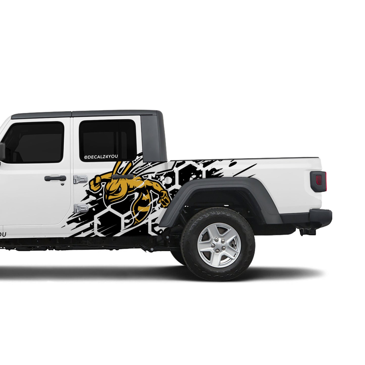 Angry Large Hornet Side Graphic Includes Driver & Passenger Gladiator 2020 - Current