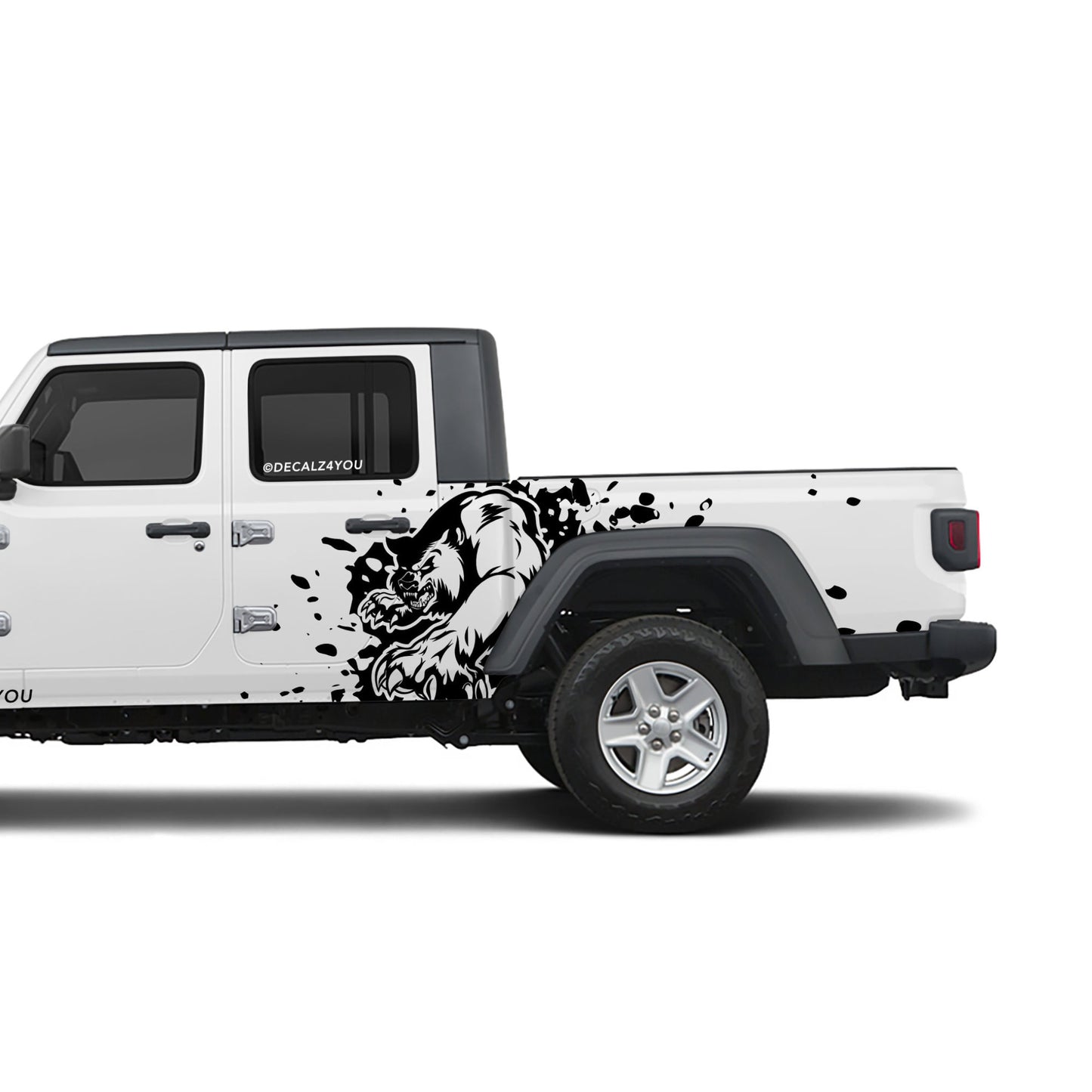 Mean  Angry Bear    Side Graphic Includes Driver & Passenger Gladiator 2020 - Current