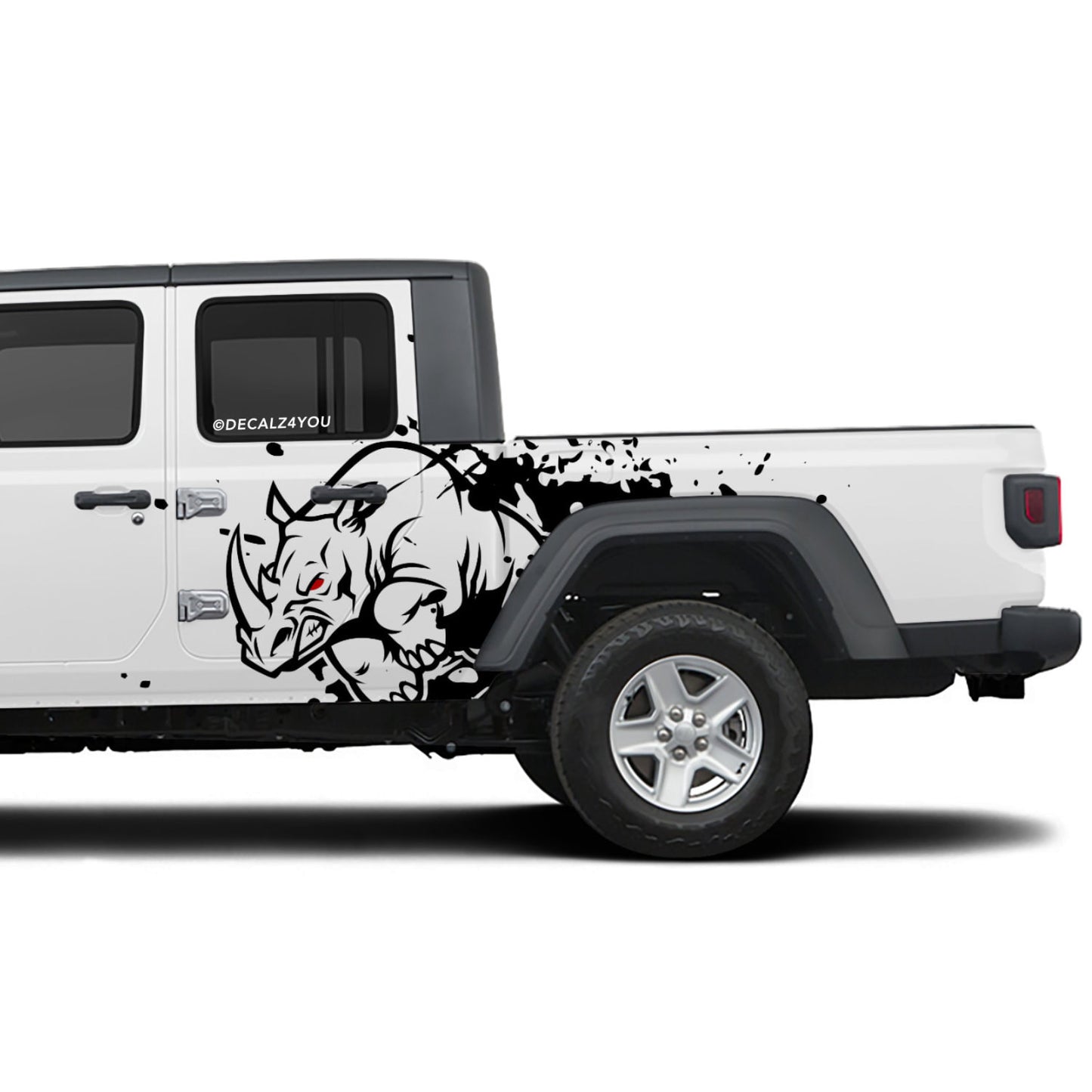 Angry Rhino Side Graphic Includes Driver & Passenger Gladiator 2020 - Current
