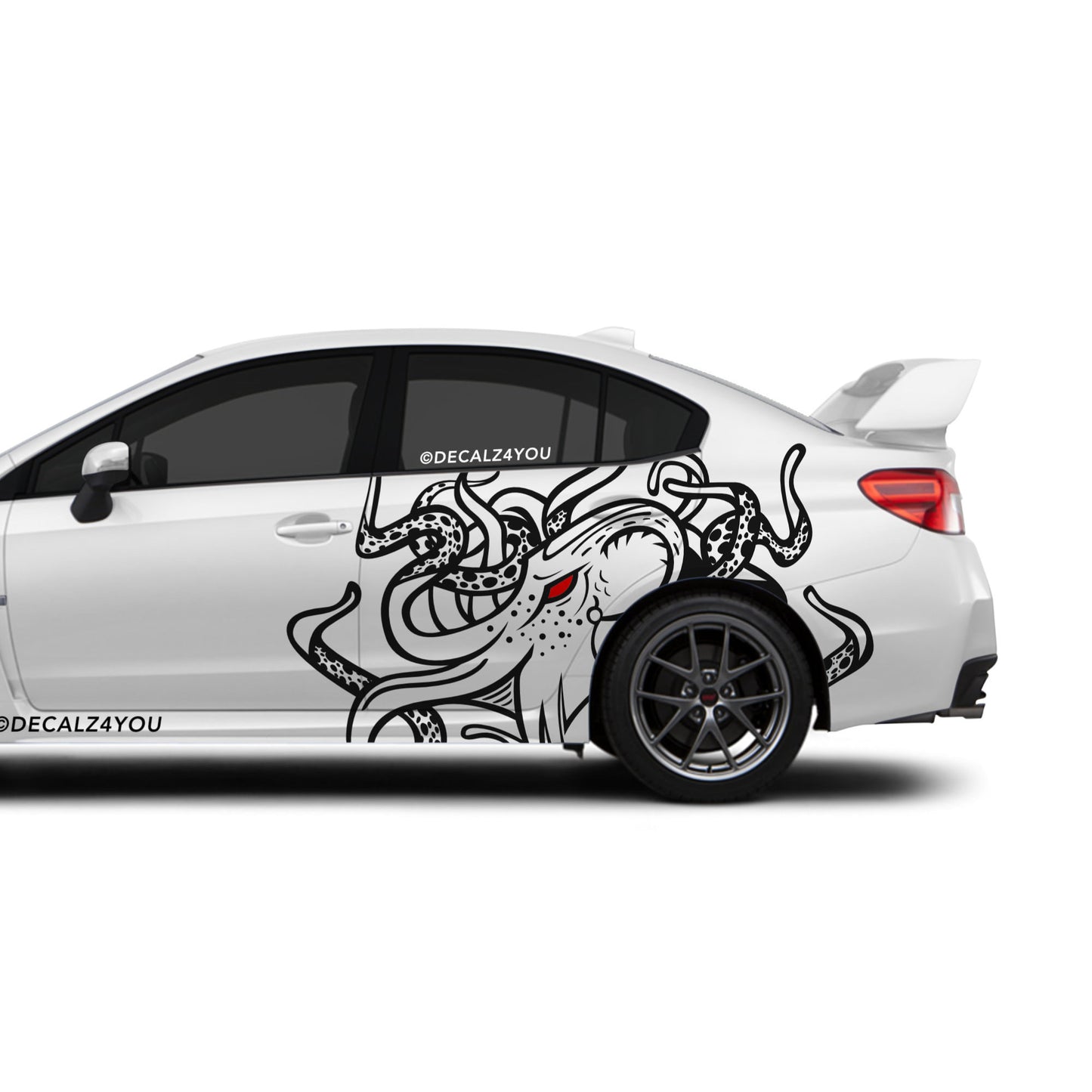 Large Kraken Side Graphic Includes Driver & Passenger Universal