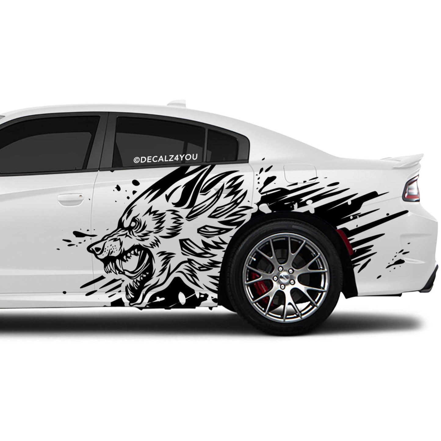 XL Wolf Side Graphic Includes Driver & Passenger Charger 2015 - Current