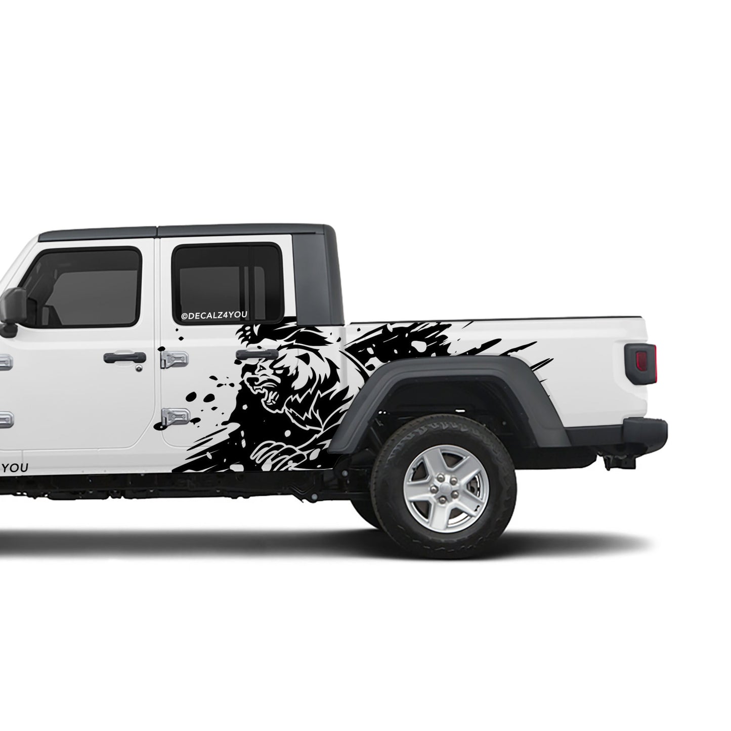 Angry Grizzly Side Graphic Includes Driver & Passenger Gladiator 2020 - Current