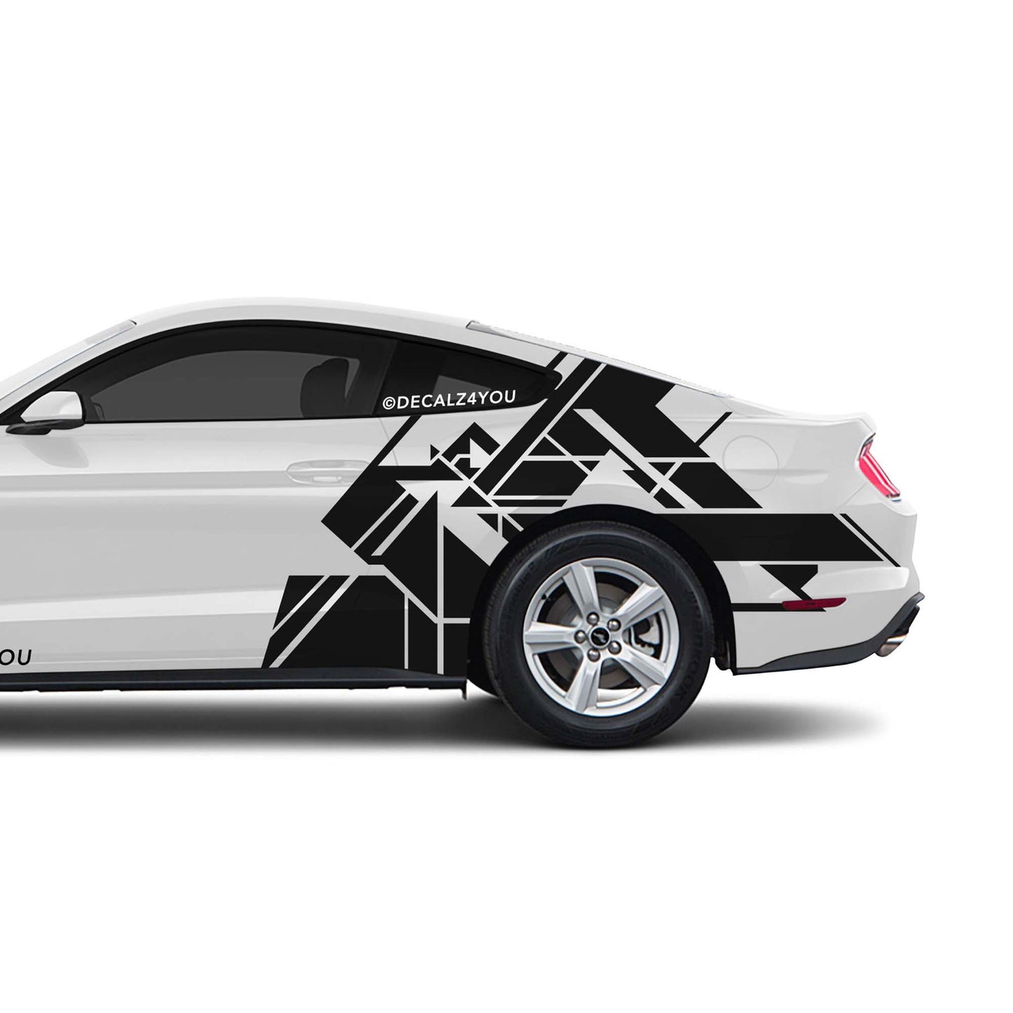 Abstract XL Side Graphic Includes Driver & Passenger Mustang 2015 - Current