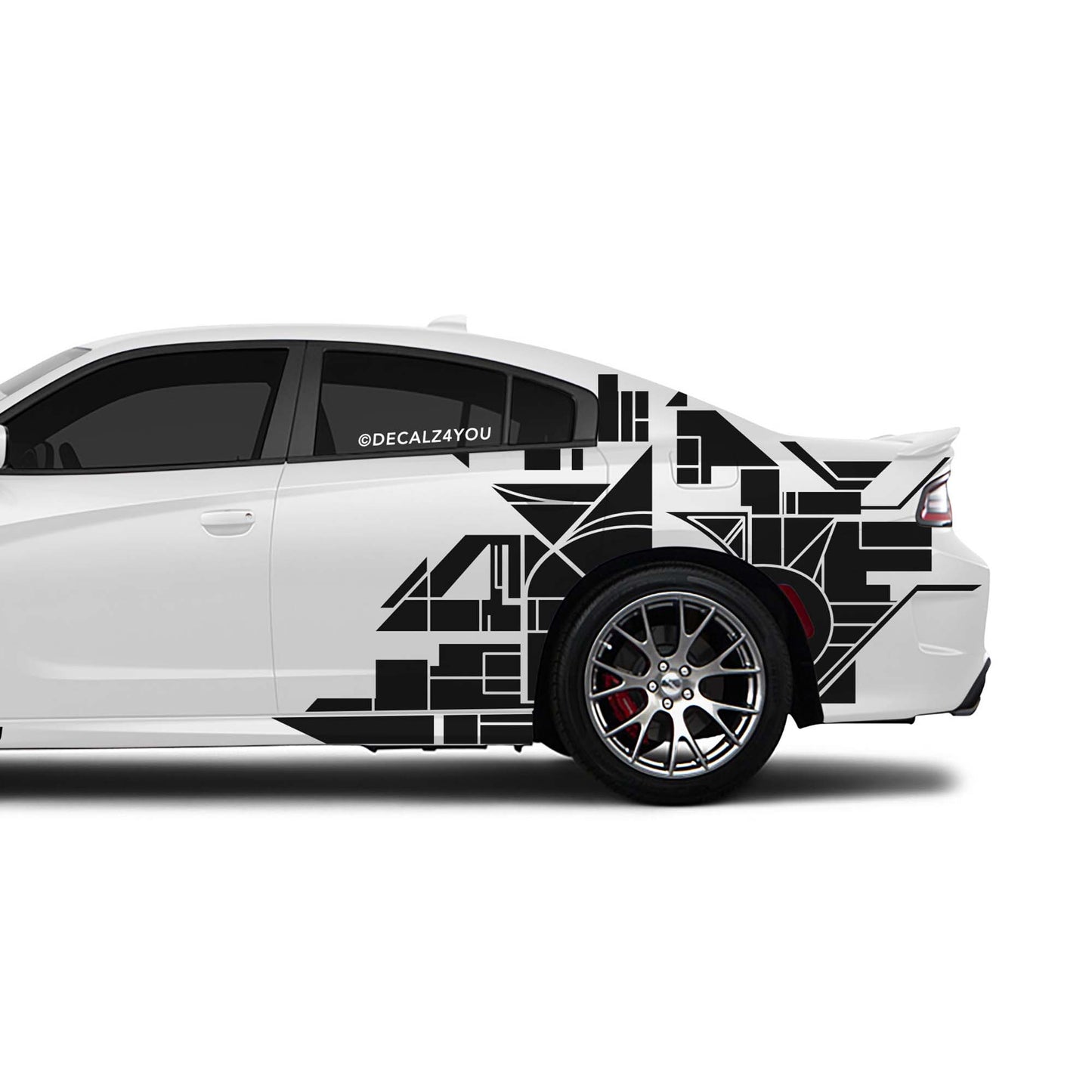 Abstract Design XL Side Graphic Includes Driver & Passenger Charger 2015 - Current