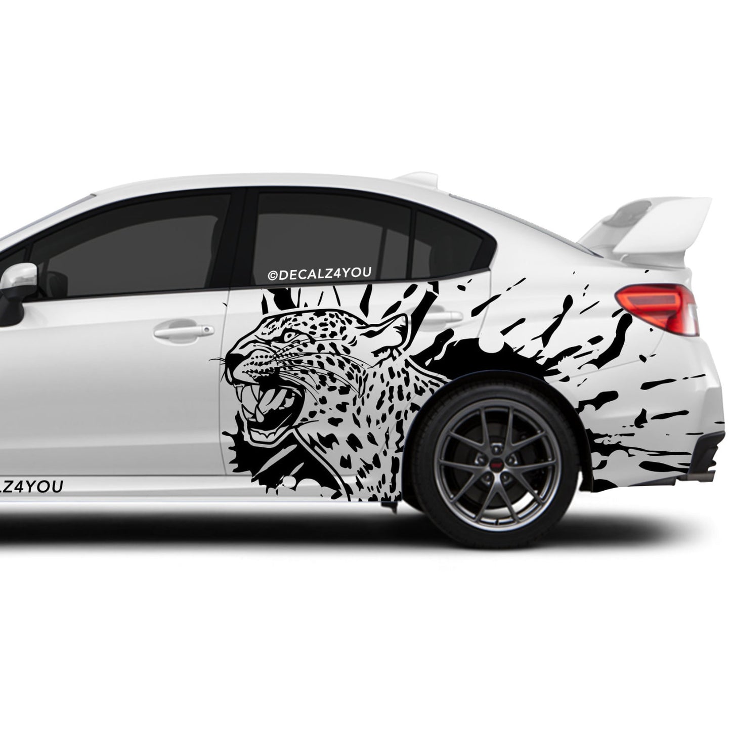 Leopard  Side Graphic Includes Driver & Passenger Universal